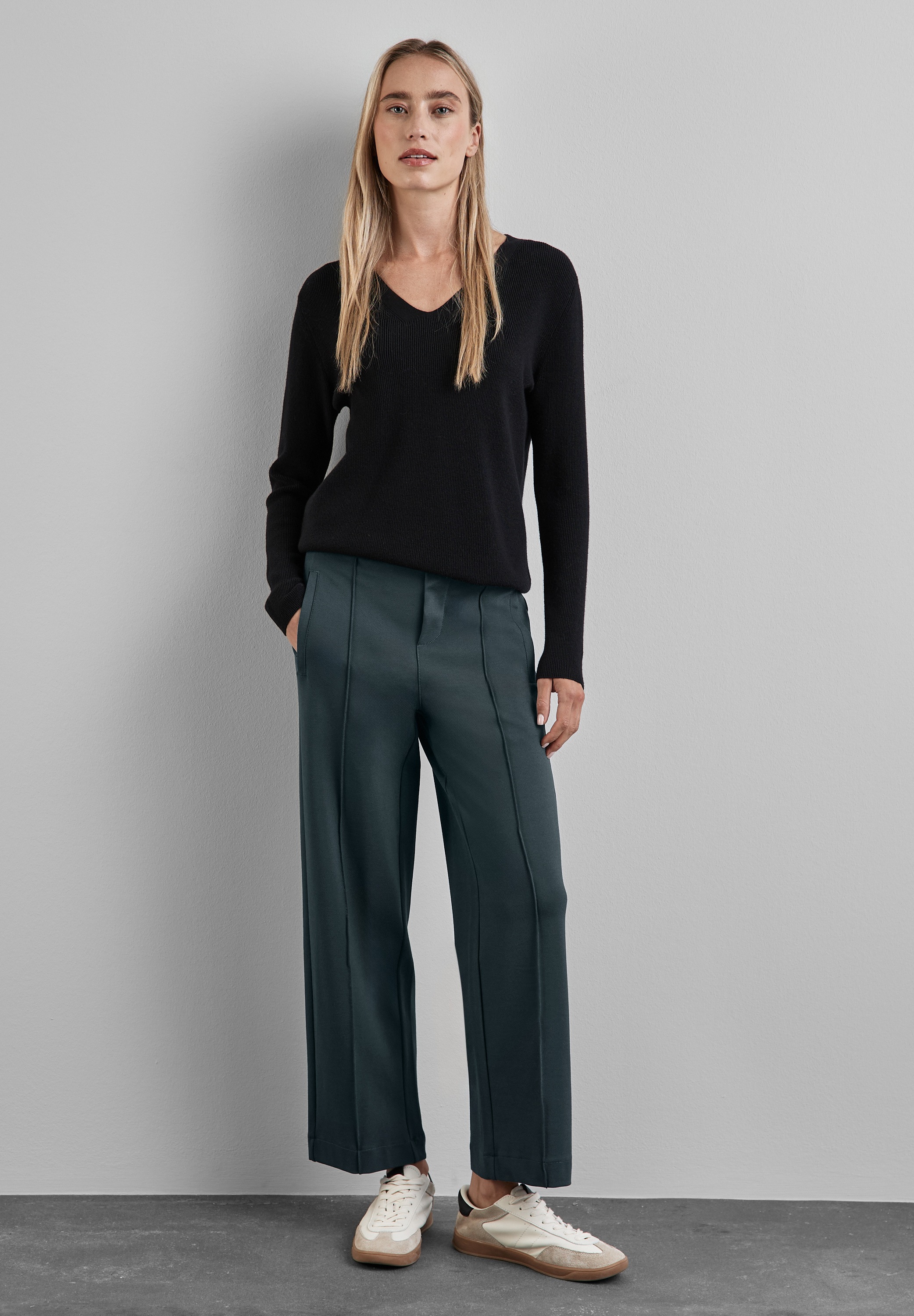 STREET ONE Stoffhose, High Waist