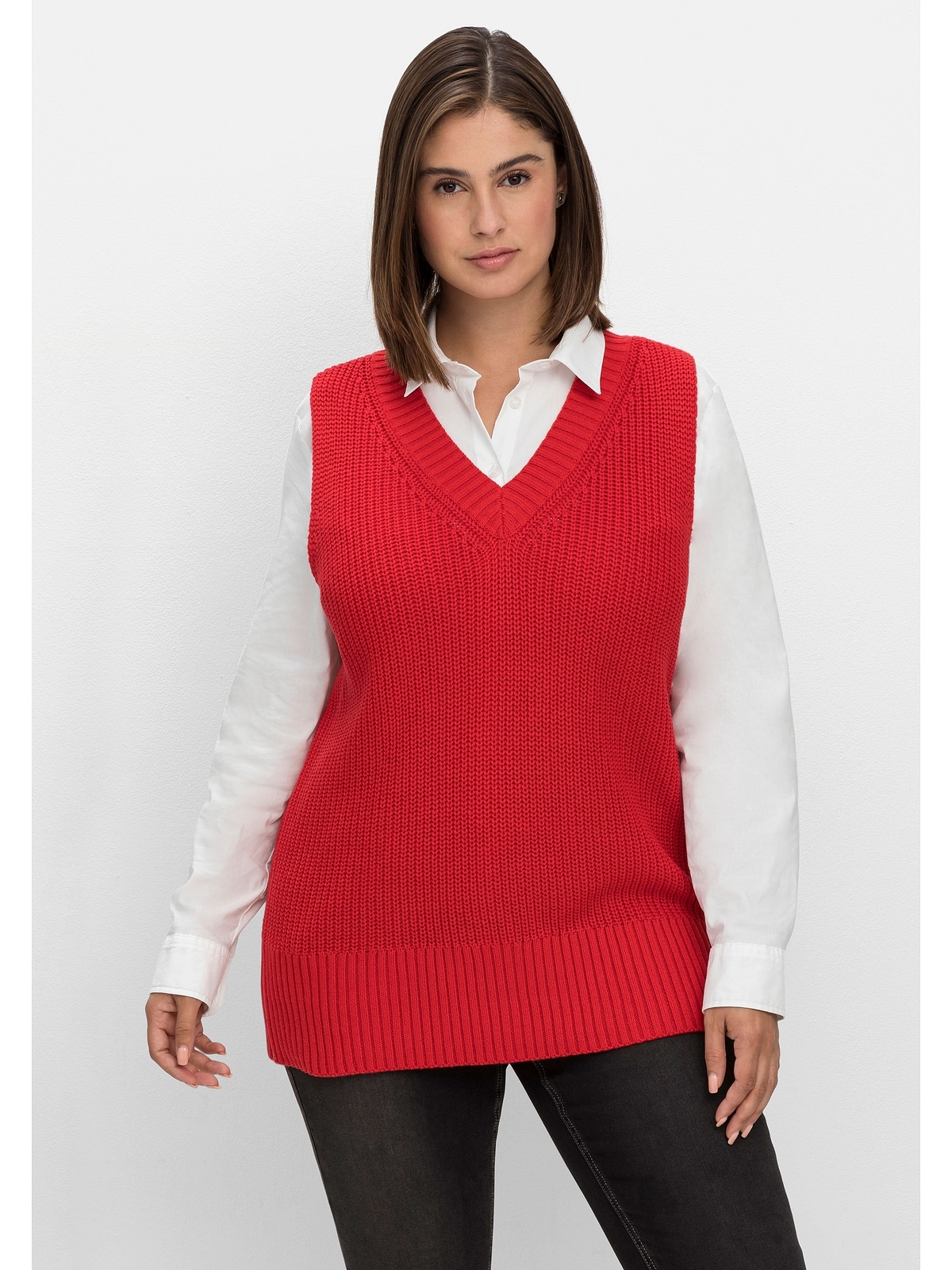 BAUR Strickjacken & sheego Größen | großen in ▷ kaufen Pullover
