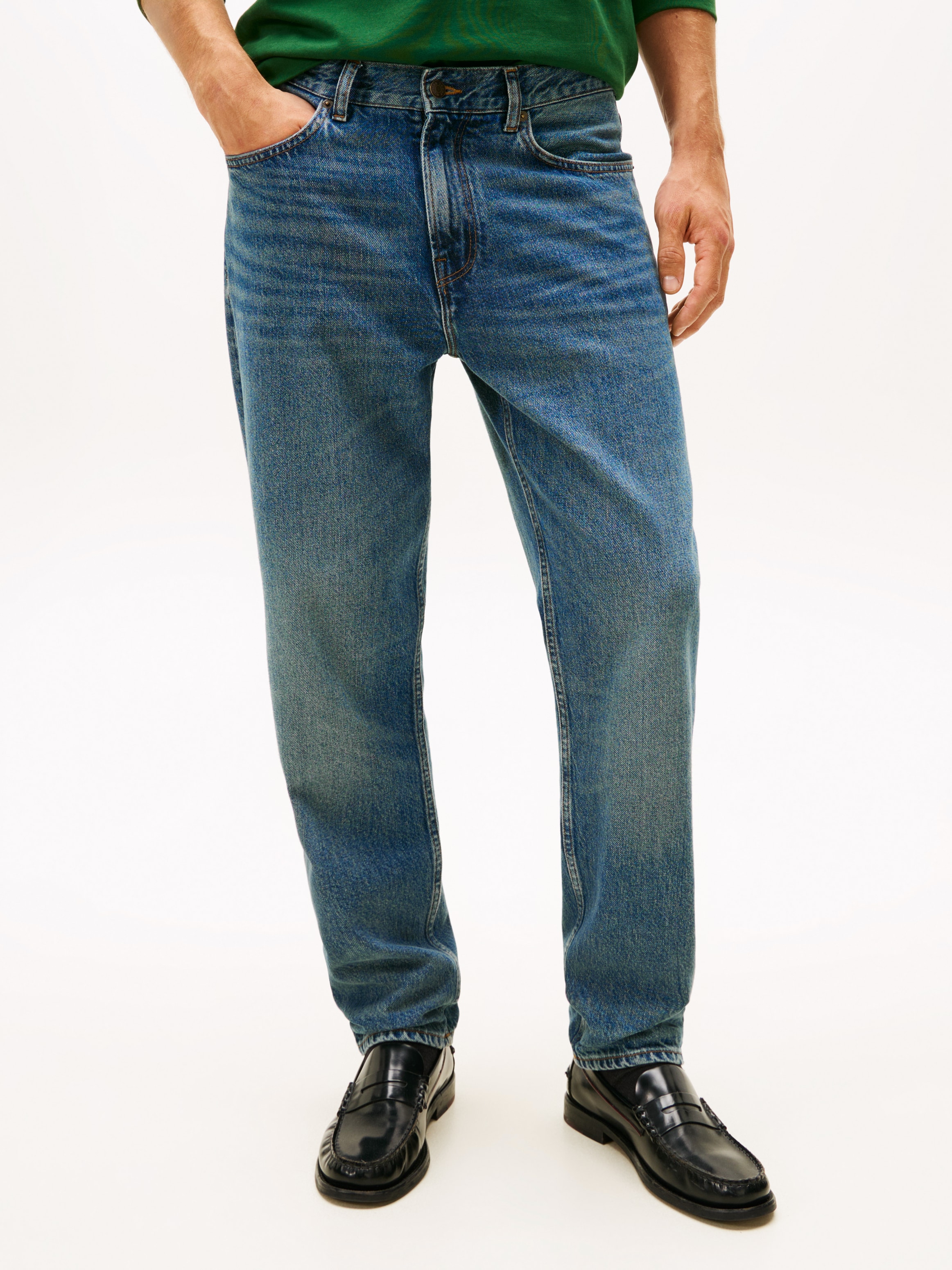 Tommy Hilfiger Tapered-fit-Jeans "HARLEM", Regular Fit, mit dezenter Waschu günstig online kaufen