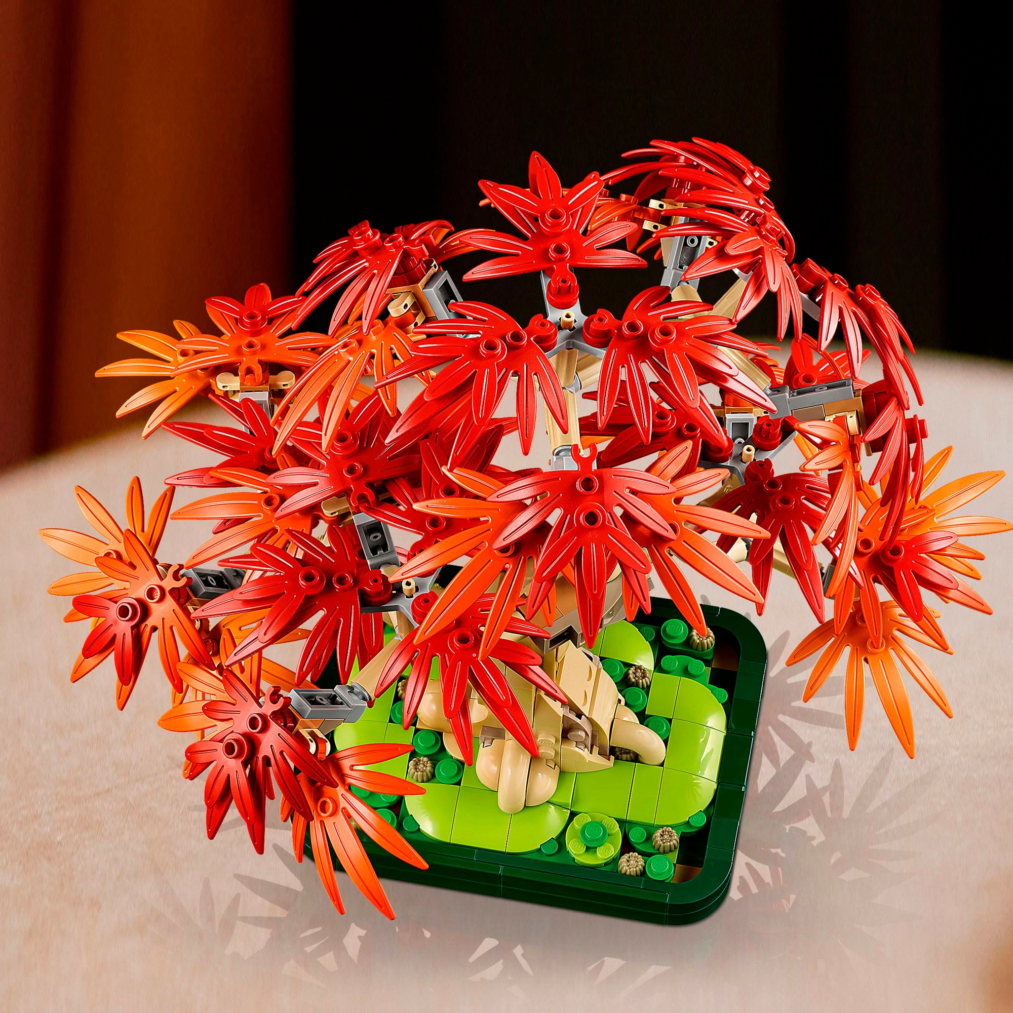 LEGO® Konstruktionsspielsteine »Japanischer Roter Ahorn – Bonsai-Baum (10348), LEGO Botanicals«, (474 St.), Made in Europe