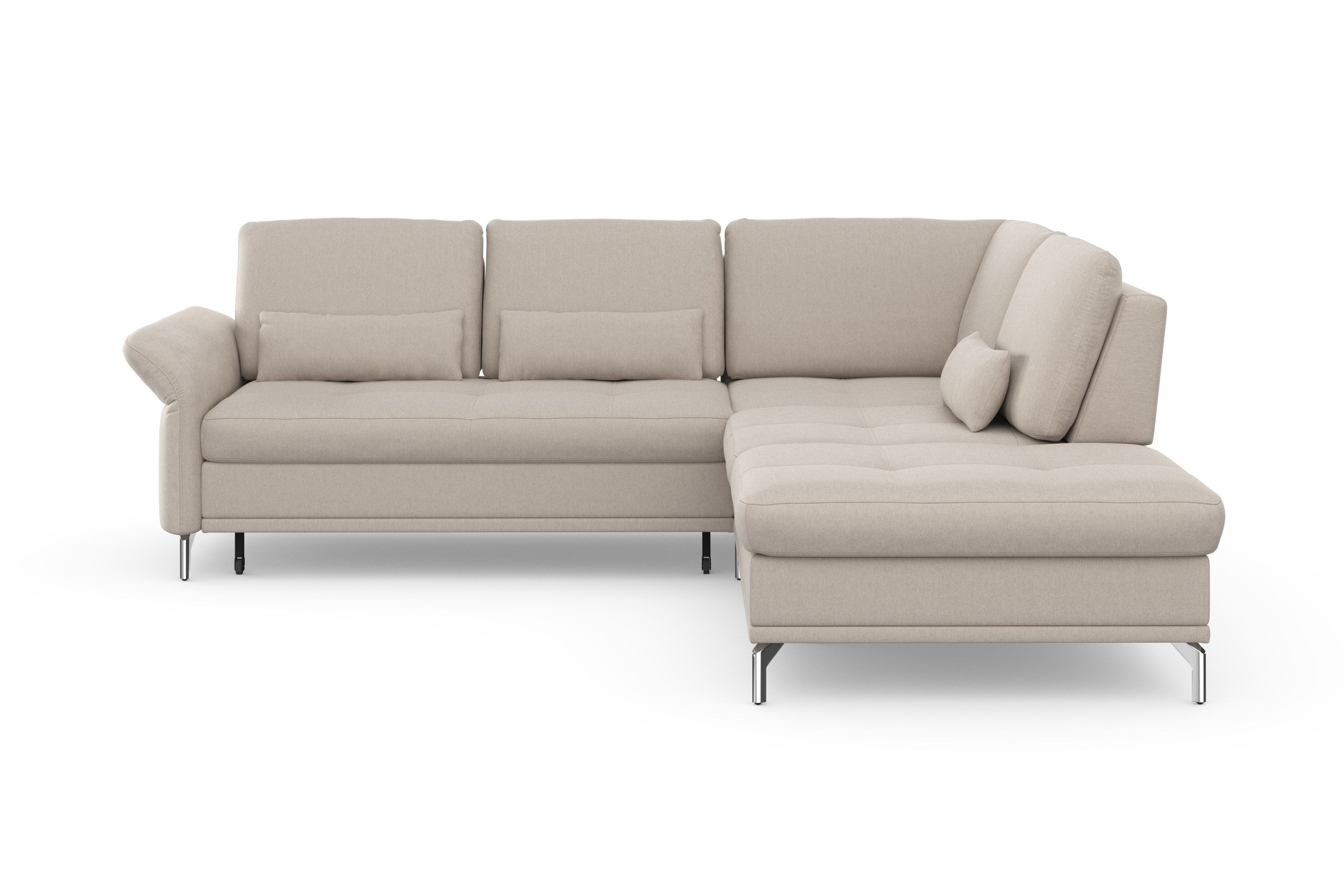 Home affaire Ecksofa "Palm Beach L-Form" Federkern, mit Sitztiefenverstellu günstig online kaufen