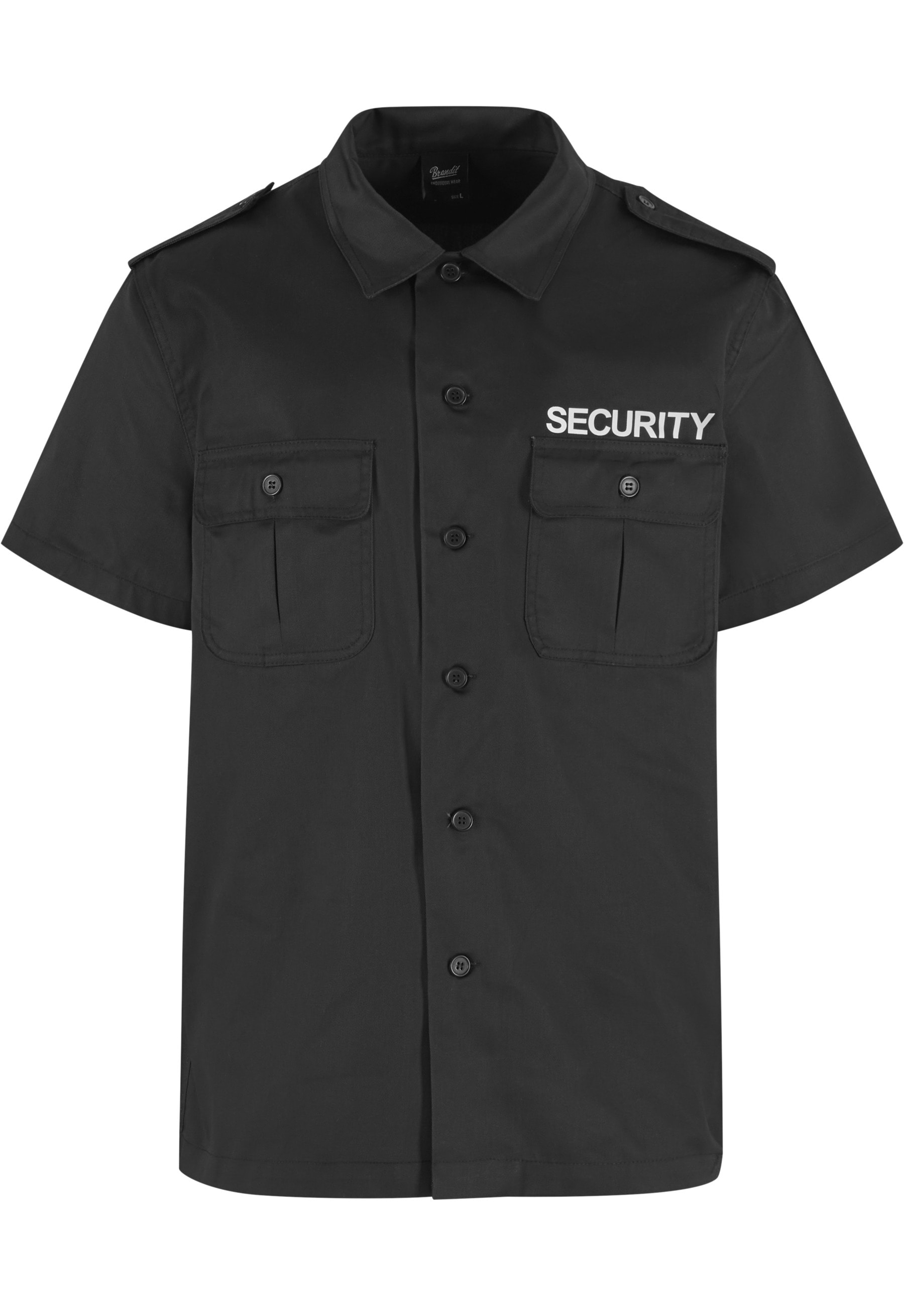 Brandit Langarmhemd "Brandit Security US Shirt Short Sleeve" 1 Stk. günstig online kaufen