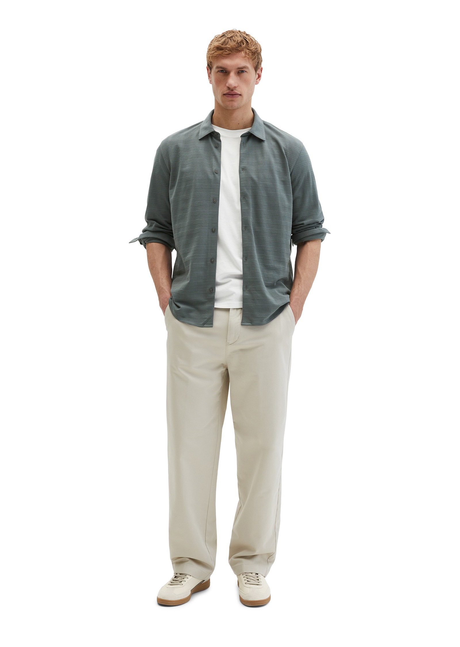 Marc O'Polo Blusenshirt »im strukturierten Karo-Jacquard«