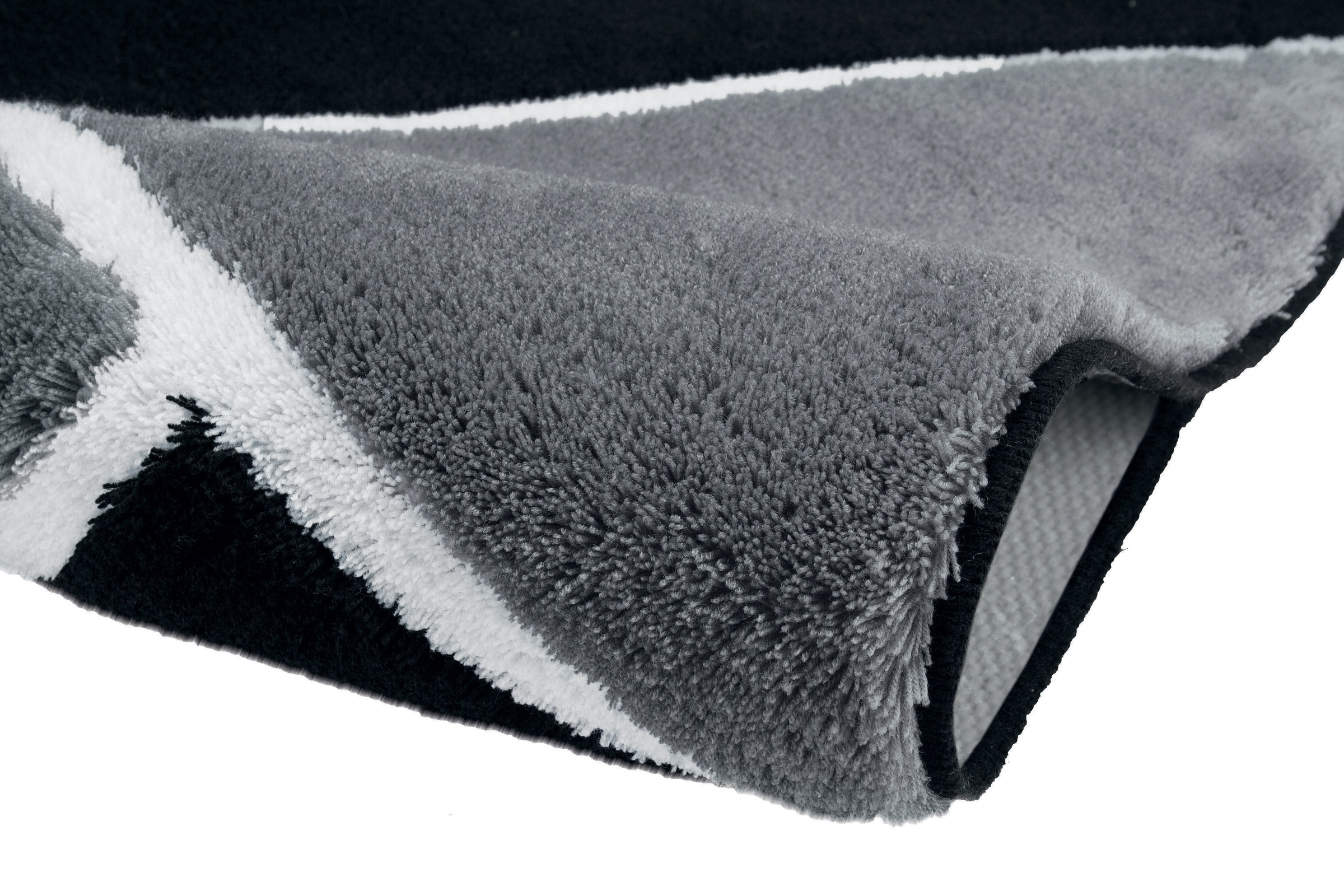 Thumbnail - Kleine Wolke Badematte "Hailey" Höhe 20 mm rutschhemmend beschichtet fußbodenheizungsgeeignet Badteppich, modernes Desig...