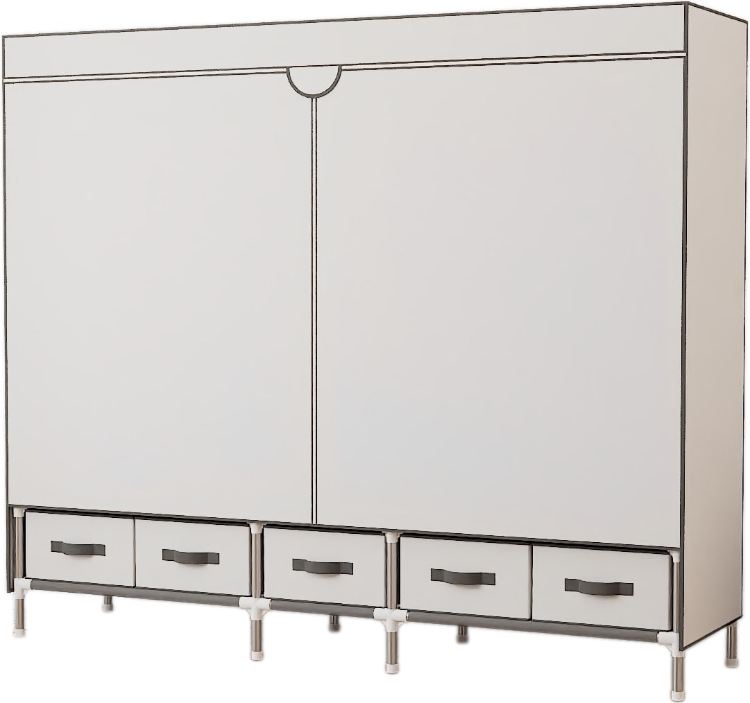 INOSIGN Kleiderschrank "Stockholm Stoffkleiderschrank Bestseller in diverse günstig online kaufen