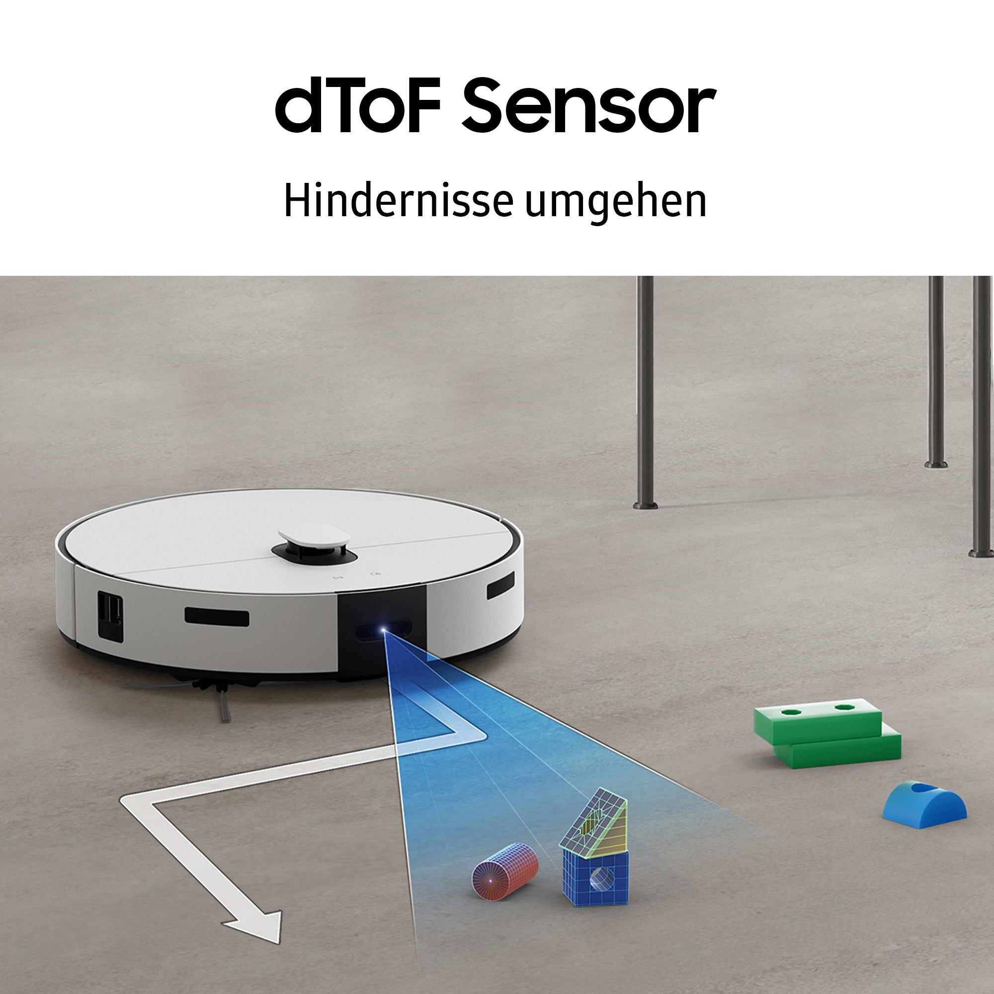Samsung Nass-Trocken-Saugroboter »VR7MD96B14G/WD«, BESPOKE Jet Bot Combo Steam Plus