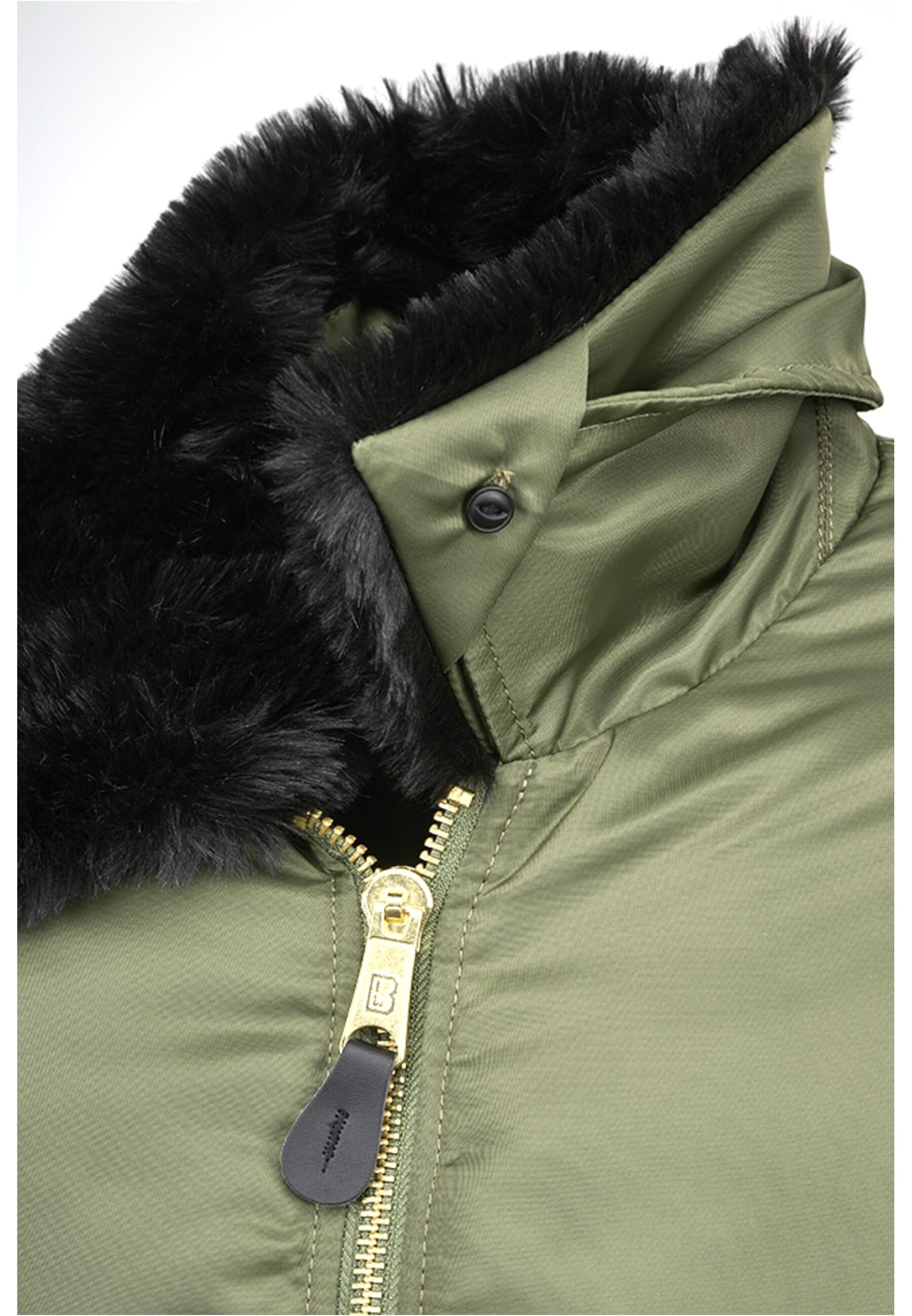 Brandit Winterjacke »Brandit Herren MA2 Jacket Fur Collar«, (1 St.), ohne Kapuze
