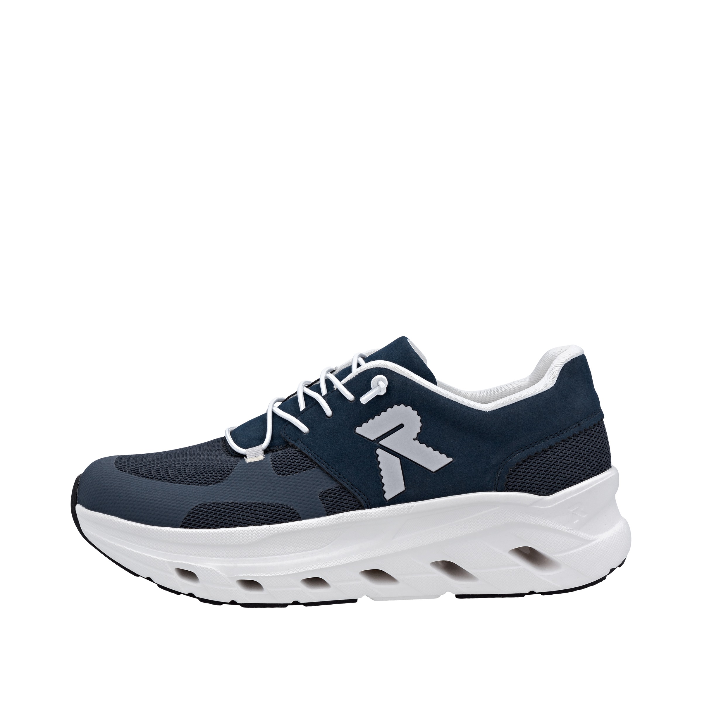 RIEKER Sport Slip-On Sneaker, Freizeitsneaker, Halbschuh, Schlupfschuh mit gepolstertem Schaftrand