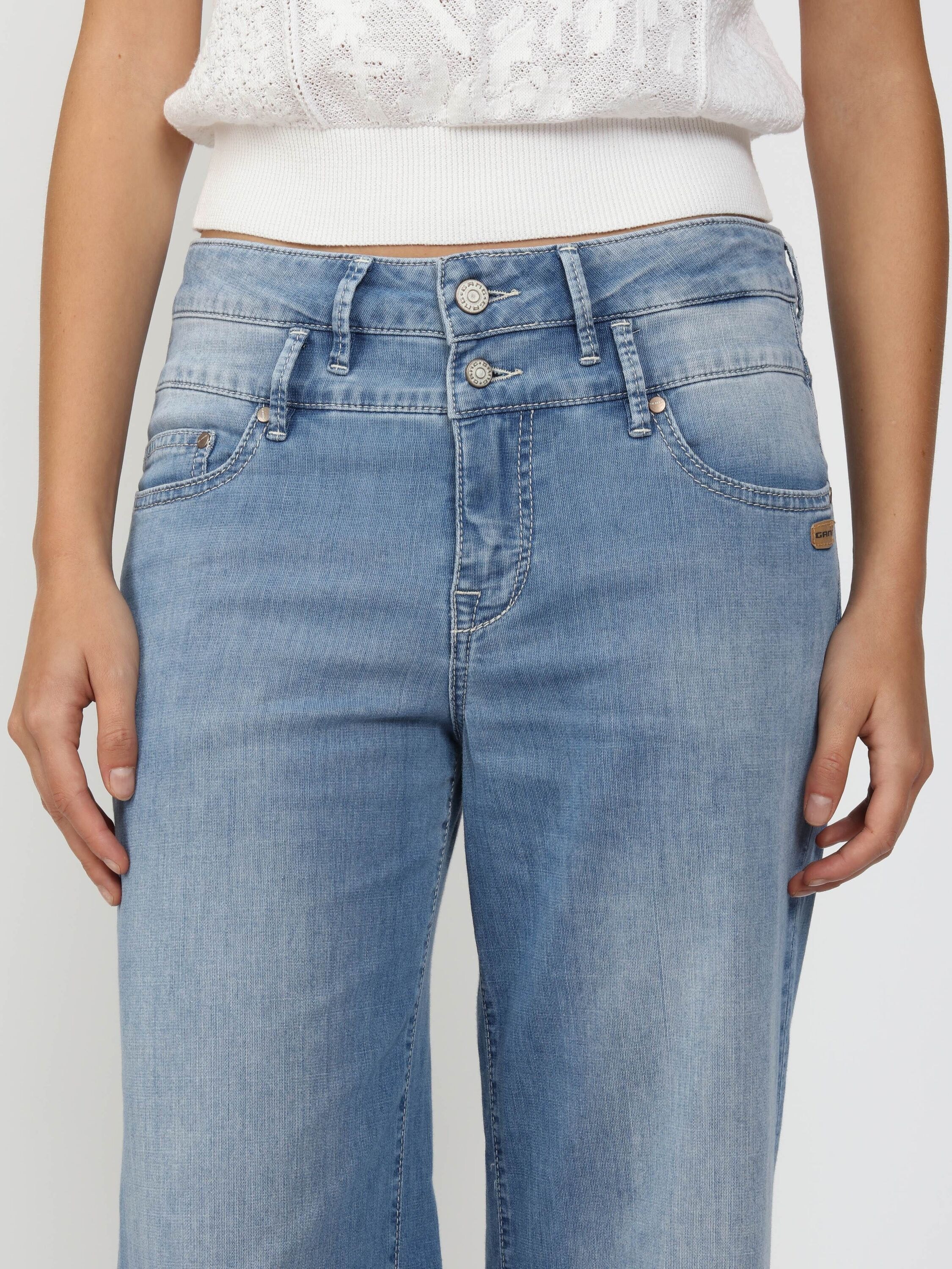 GANG 5-Pocket-Jeans »94CARA« mit Reißverschluss und Knopf