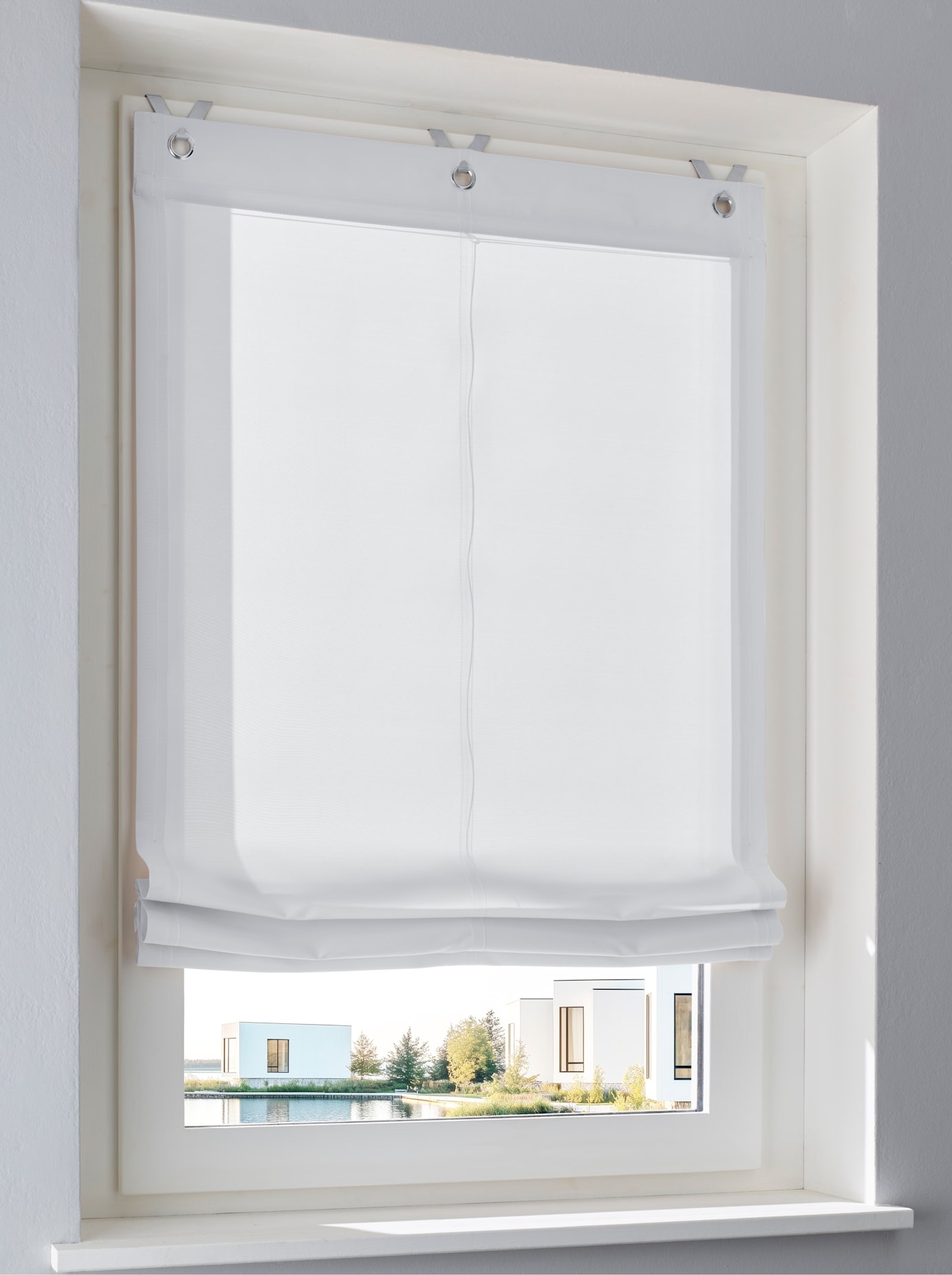 Raffrollo HEINE HOME, B:100cm H:140cmweiß, Raffrollos