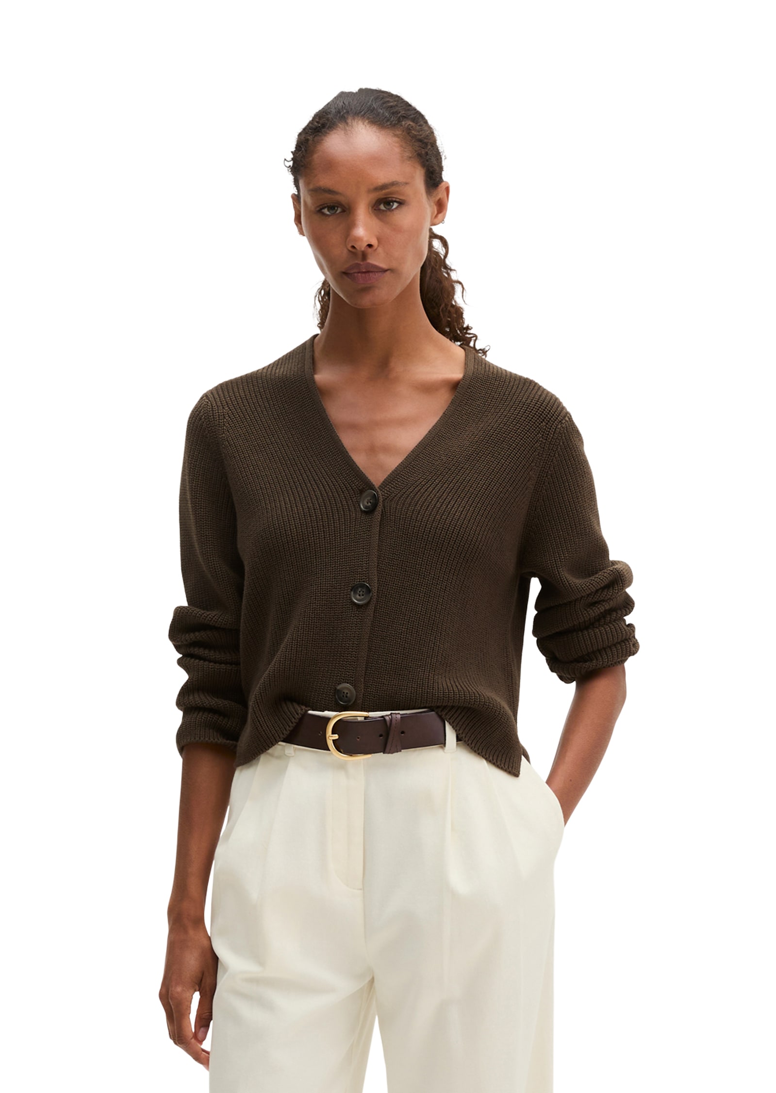 Marc OPolo Cardigan relaxed aus Heavy-Weight-Organic-Cotton