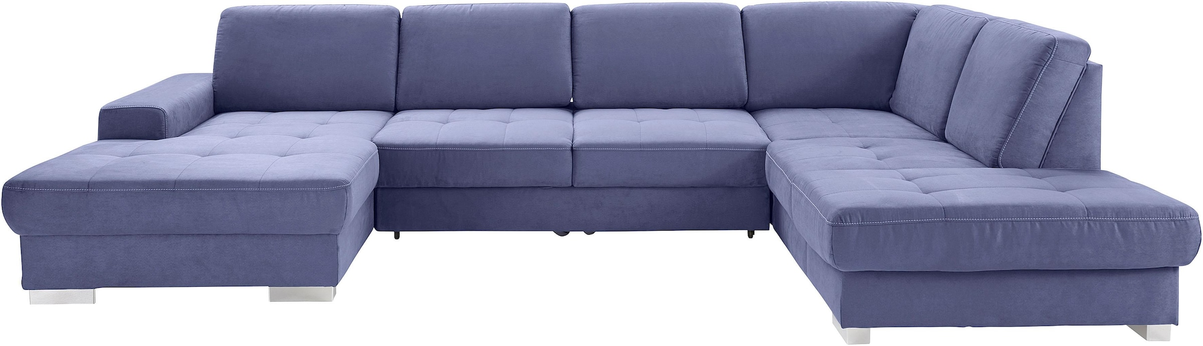 sit&more Wohnlandschaft »Santorini U-Form« mit Federkern und Sitztiefenverstellung, wahlweise mit Bettfunktion