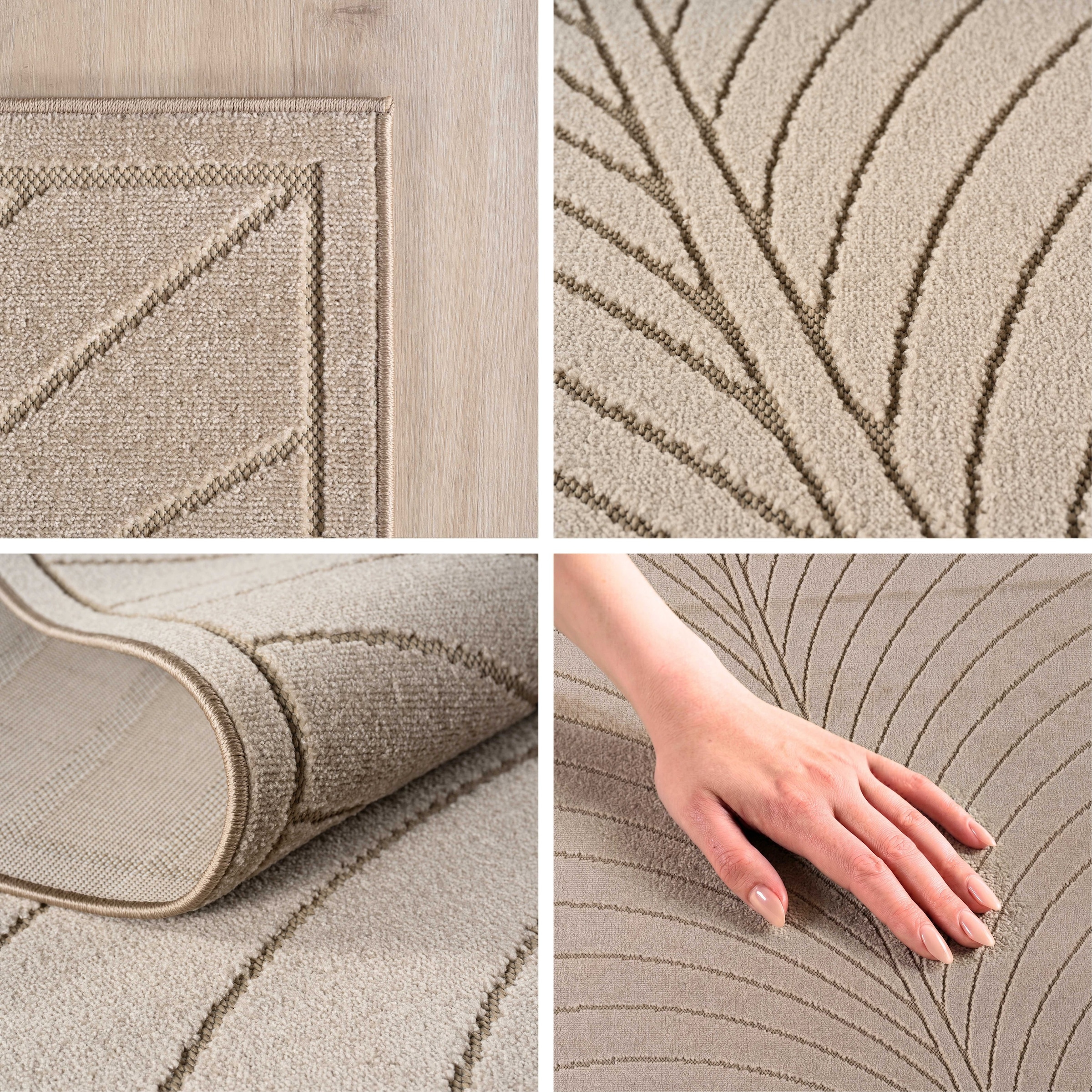 Ayyildiz Teppiche Outdoorteppich »NOVA 1204  , auch als Läufer und Rund« rund 8 mm Höhe Material aus schmutzabweisendem Polypropylen, In-/Outdoor geeignet