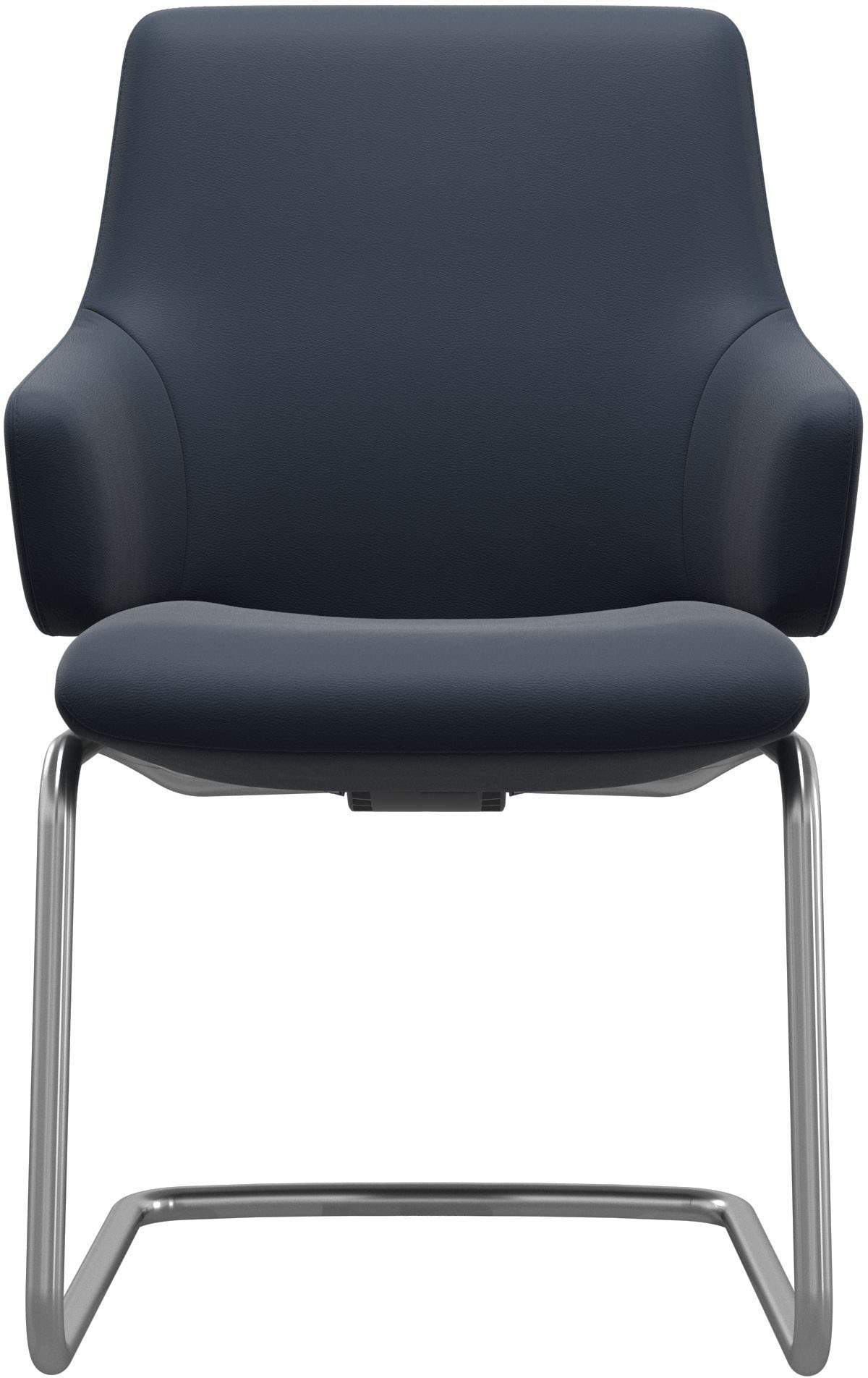 Stressless® Polsterstuhl »Laurel«, Leder PALOMA, Low Back mit Armlehne, Größe L, mit Beinen aus Stahl in Schwarz matt