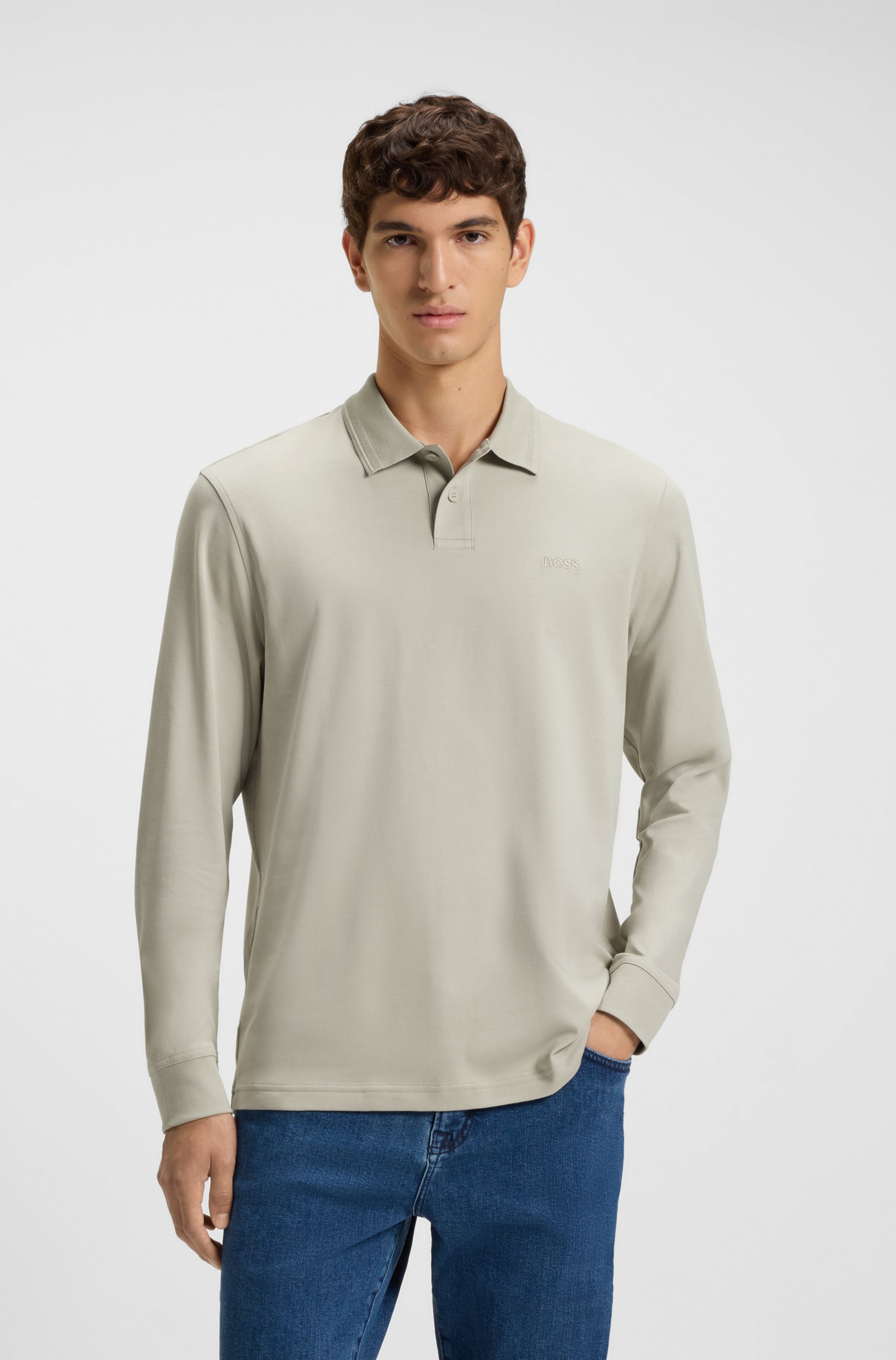 BOSS ORANGE Poloshirt Pe mit Polokragen günstig online kaufen