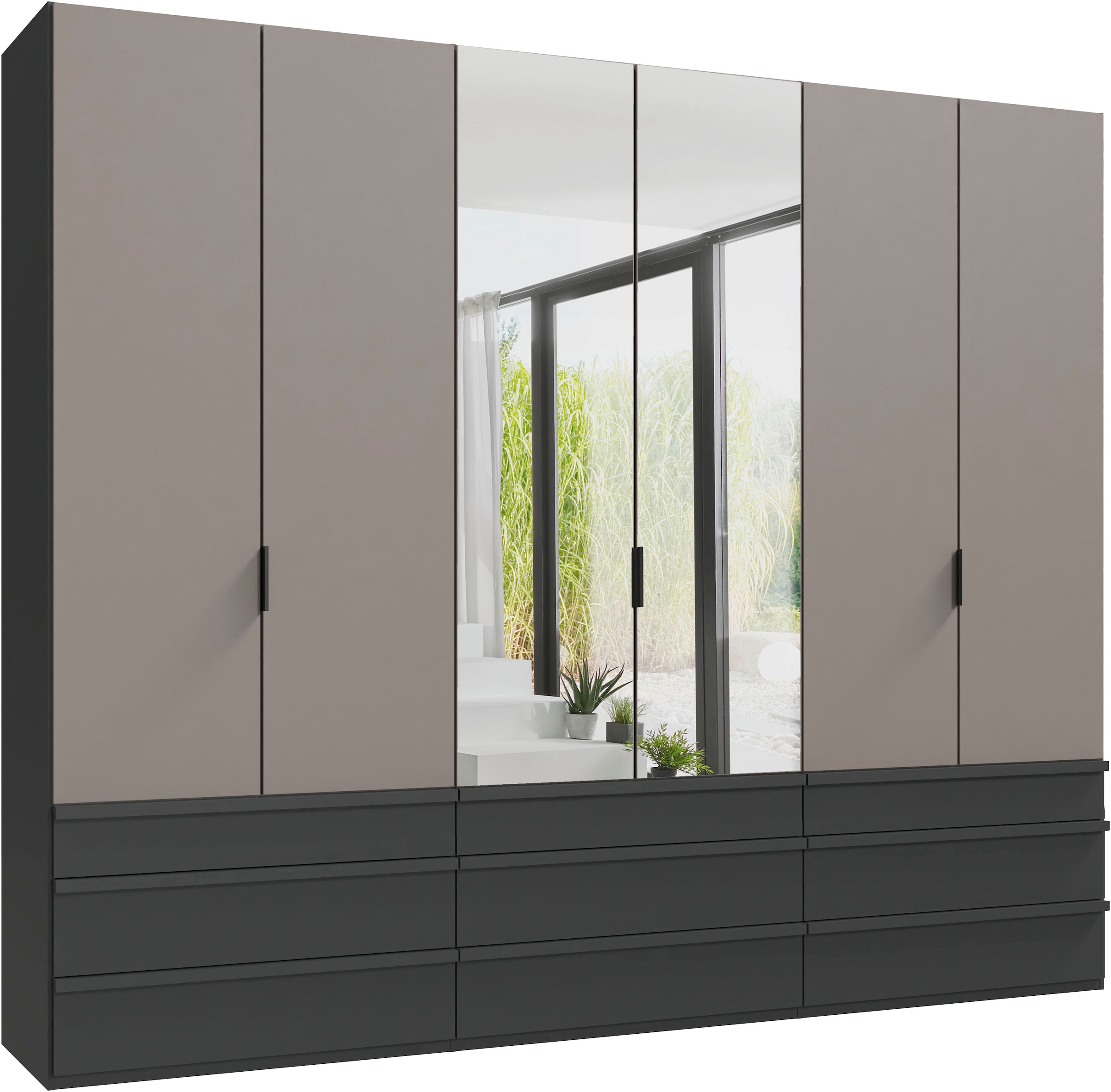 Wimex Falttürenschrank "Oxford by fresh to go, in der Breite 300cm, in 2 Hö günstig online kaufen