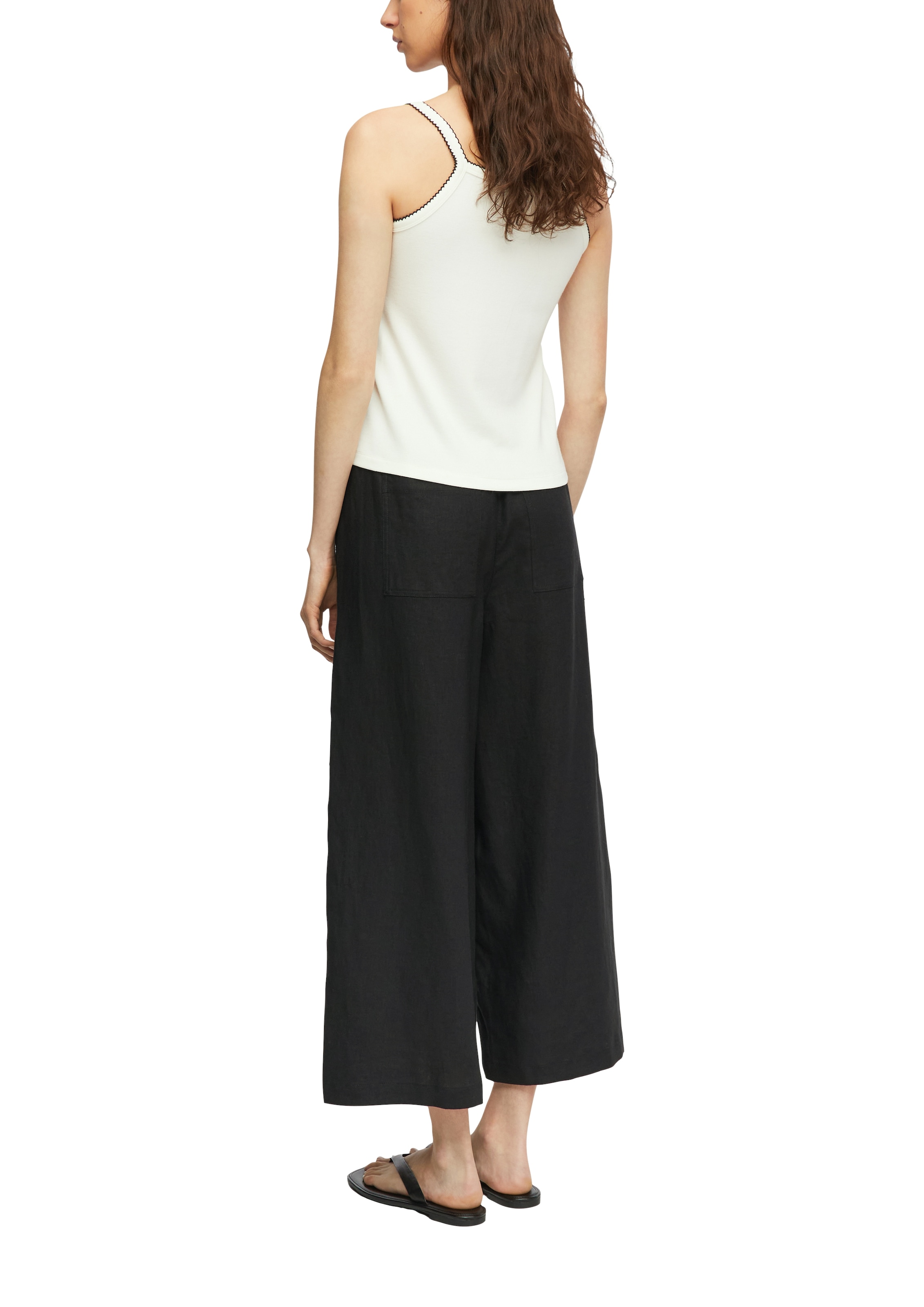 Comma Stoffhose  mit elastischem Bund
