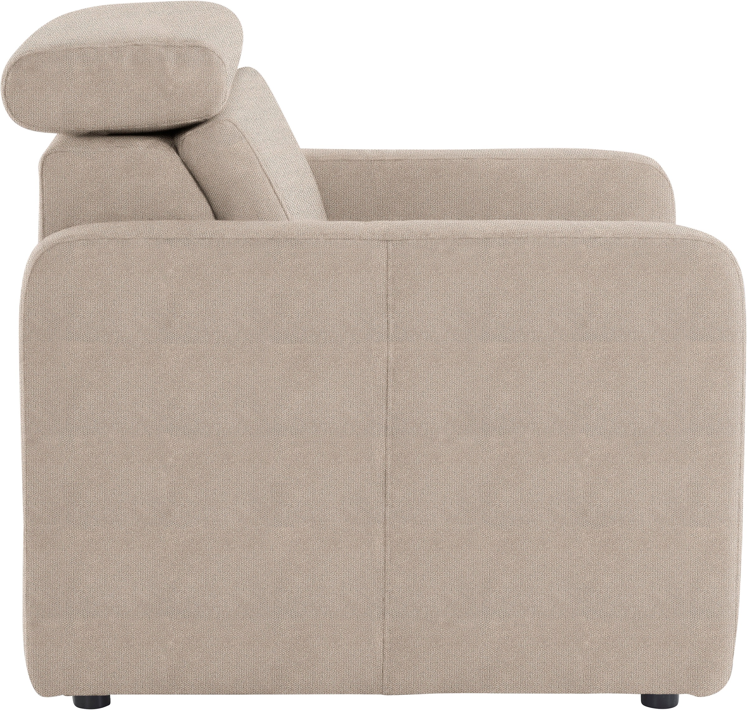 sit&more Sessel »Bologna«, mit Federkern, inklusive Kopfteilverstellung