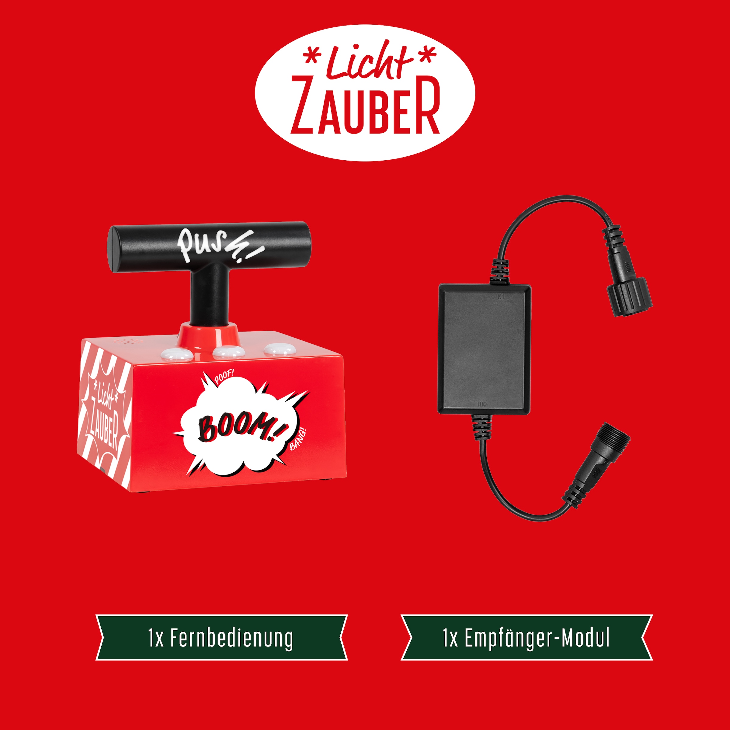 BONETTI Schalter »BOOM! TNT Box für Lichterkette« 1 Stk. tlg. für Partys und Fest mit spektakulären Lichteffekten