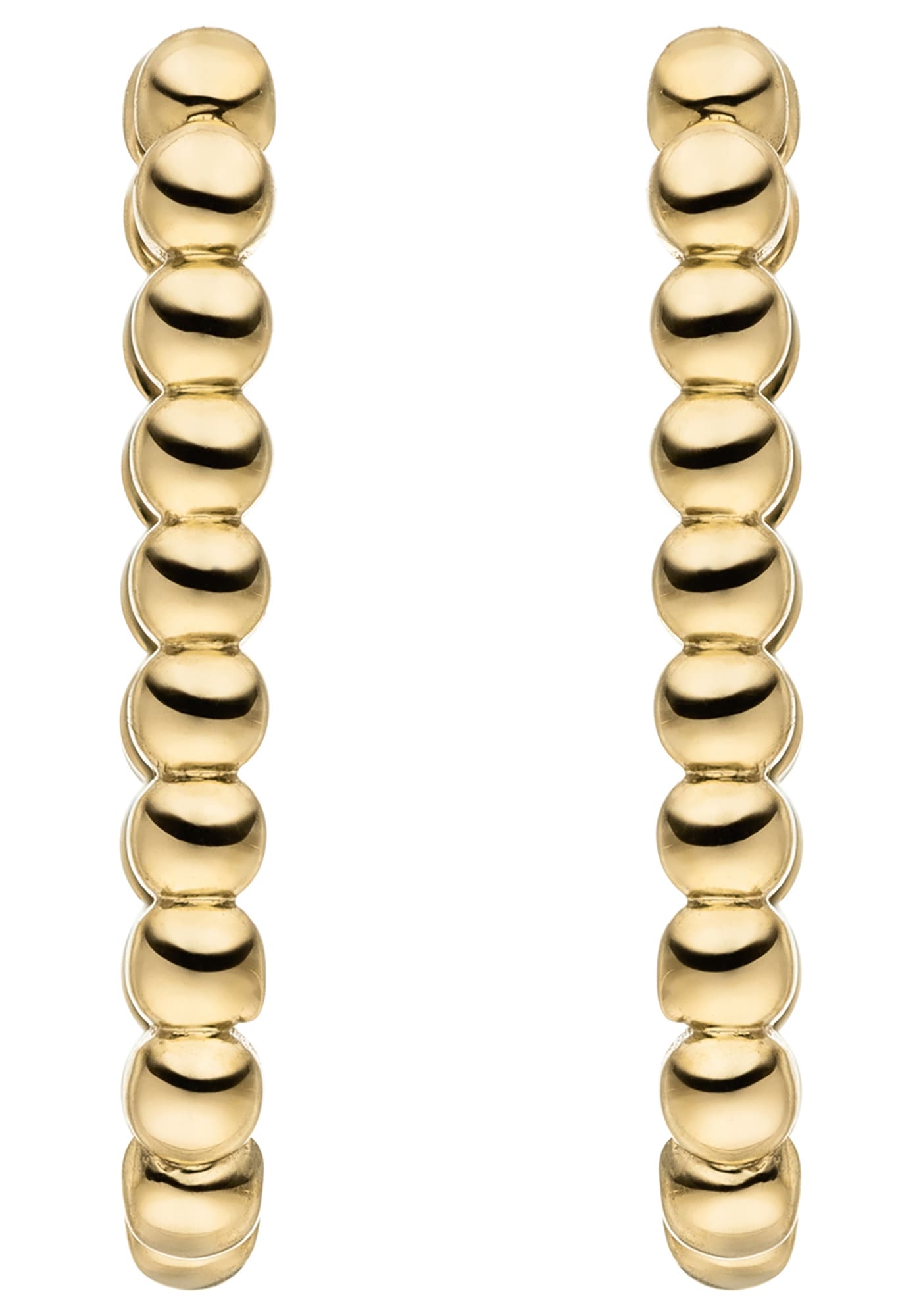 JOBO Paar Creolen »Ohrringe abgerundet 21 mm« 8 Karat 333 Gold