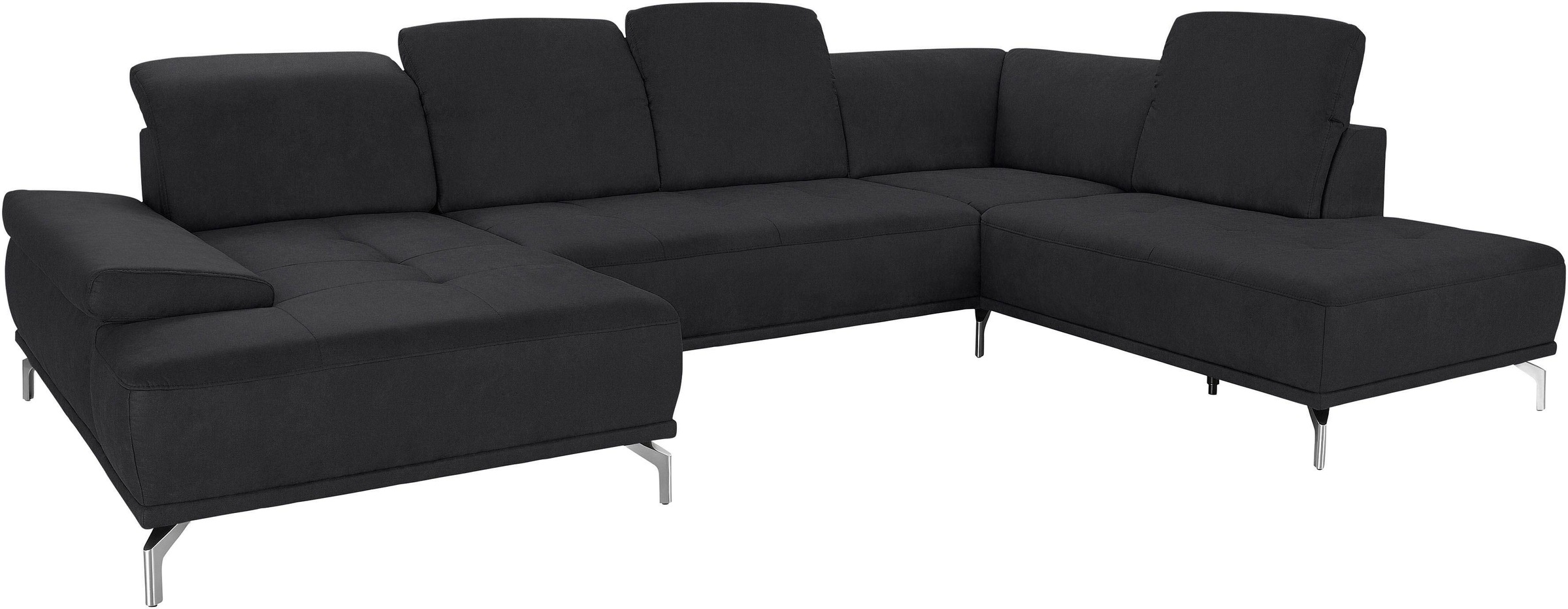 Home affaire Wohnlandschaft "Caluna" Inkl.Sitztiefenverstellung, wahlweise günstig online kaufen