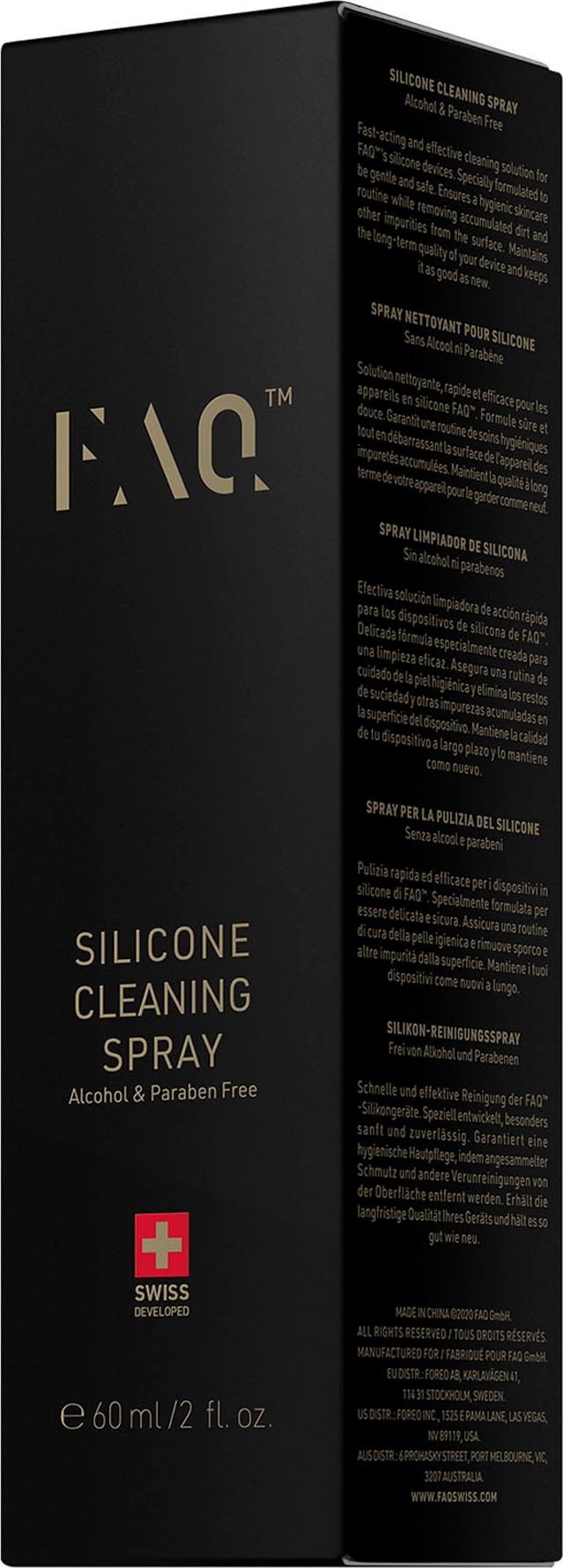 FAQ™ Hygienespray »FAQ™ Silicone Cleaning Spray 60 ml«, (Packung, 1 St.)