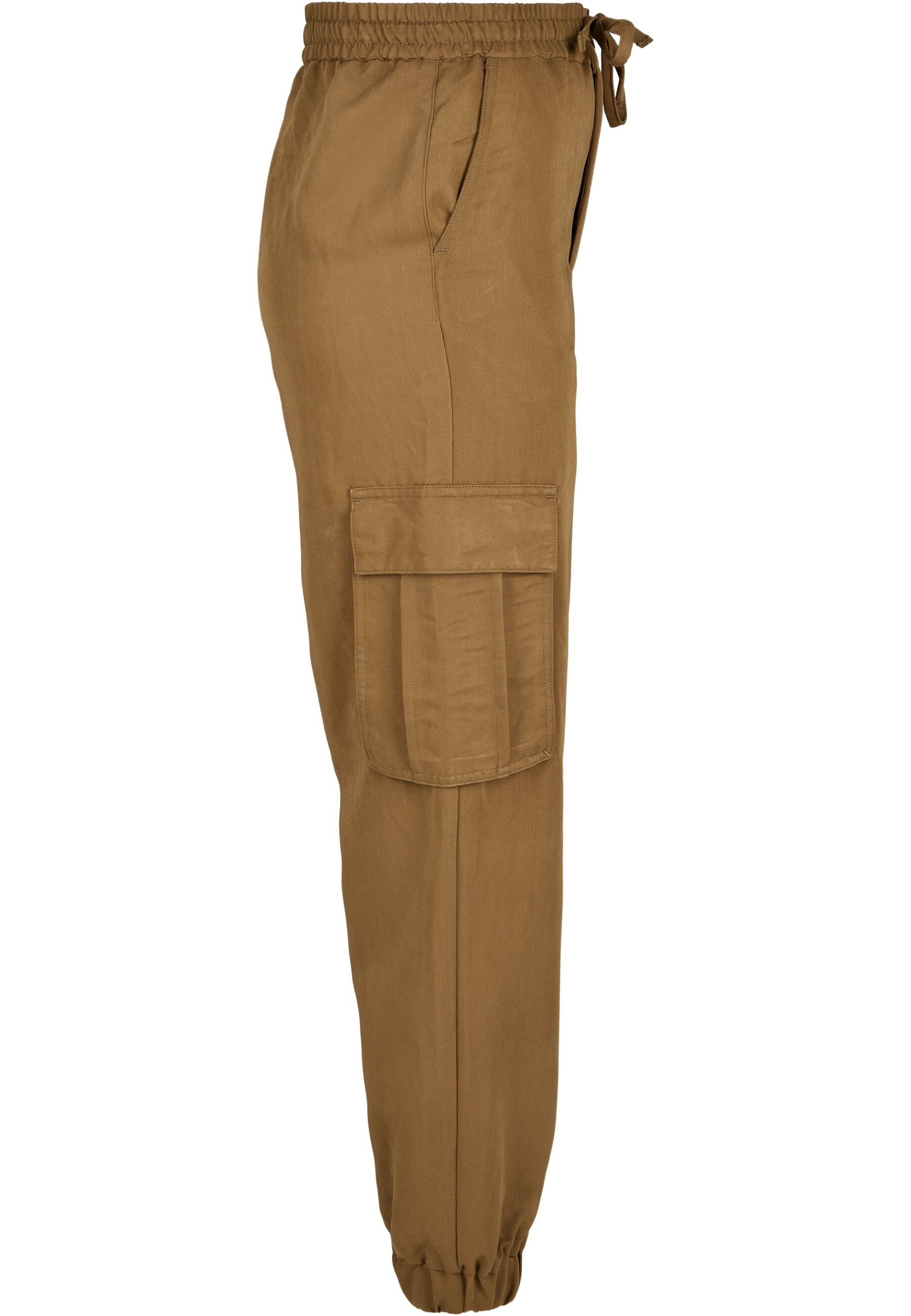 URBAN CLASSICS Cargohose »Urban Classics Damen Ladies Viscose Twill Cargo Pants«, (1 tlg.)