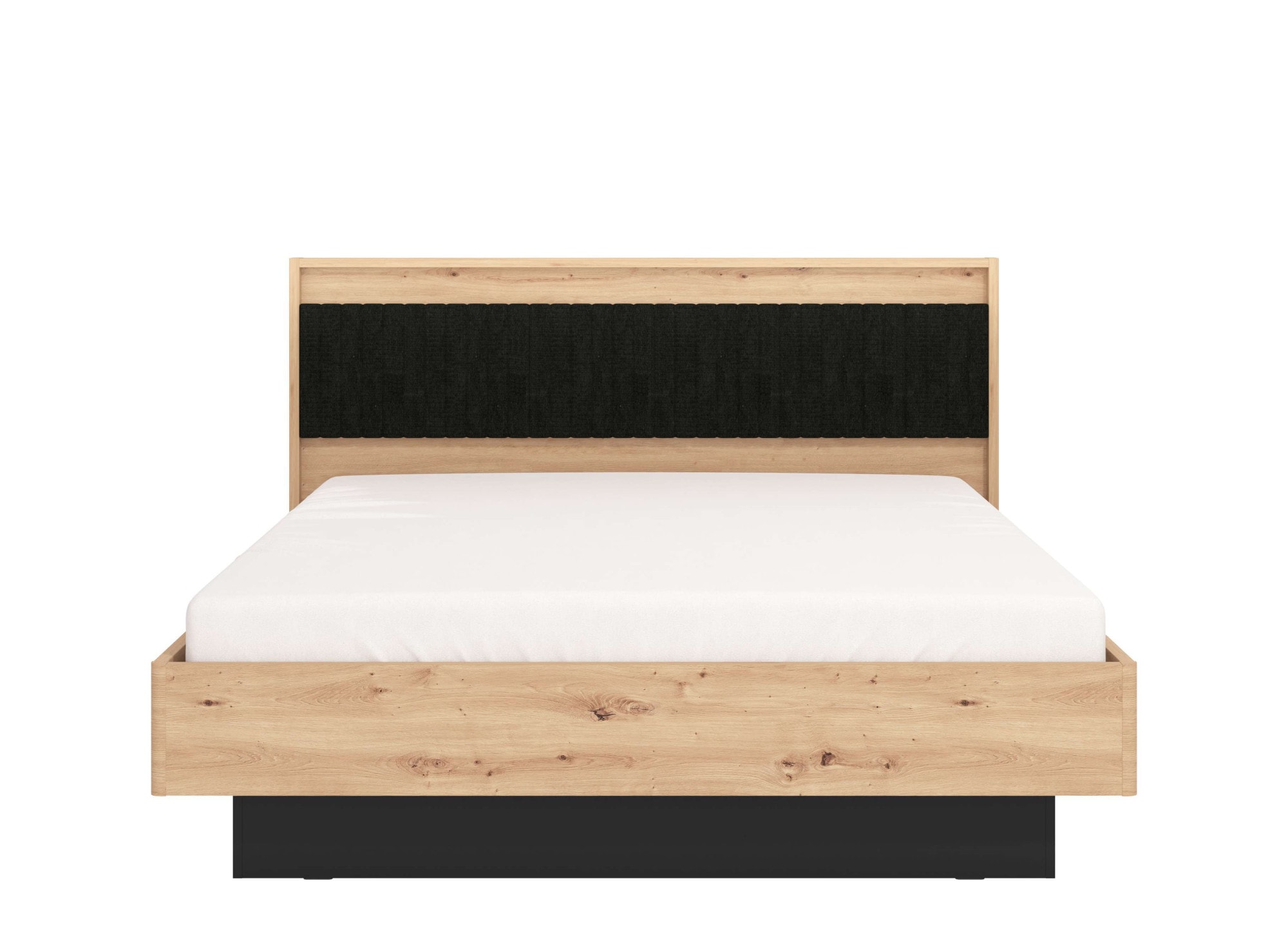 INOSIGN Bettgestell »Ascalon, gepolstertes Kopfteil, bezogen mit weichem Cordstoff«, Liegeflächen 160 oder 180x200 cm, FSC® -zertifizierter Holzwerkstoff