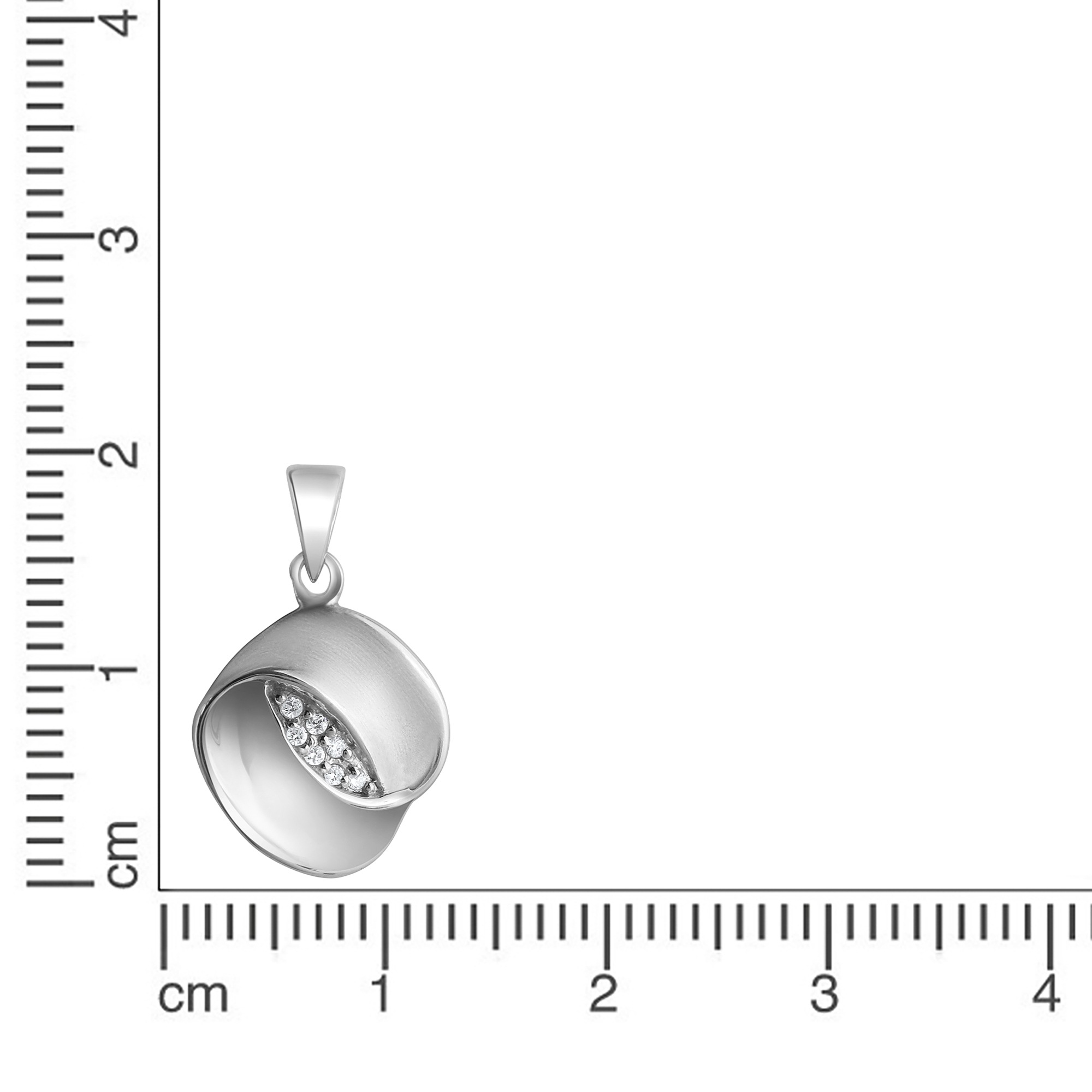 Vivance Kettenanhänger »925-Sterling Silber rhodiniert«