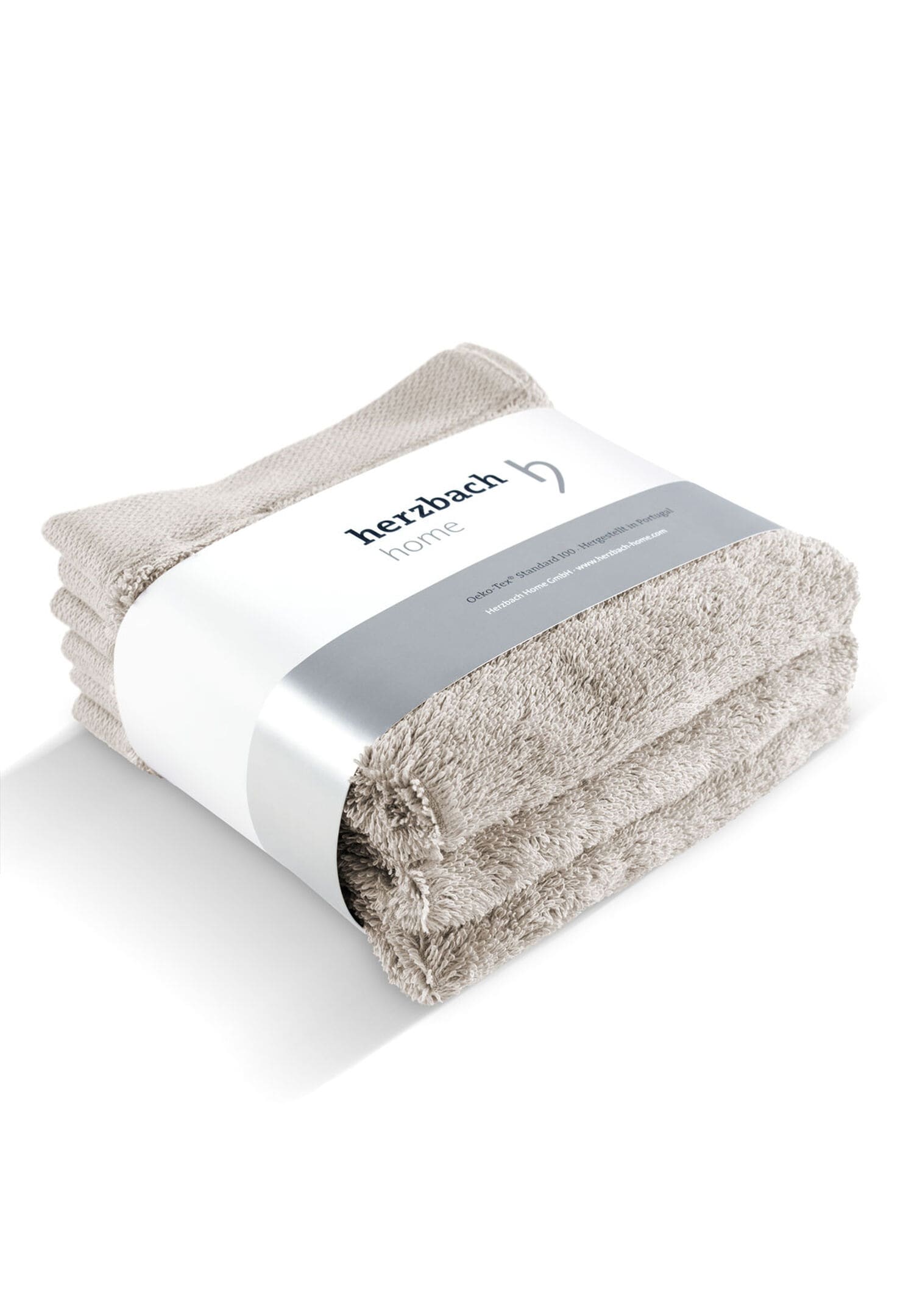 herzbach home Seiftuch "Pura" 550g/m², Premium-Qualität, 100% Baumwolle, einfarbig