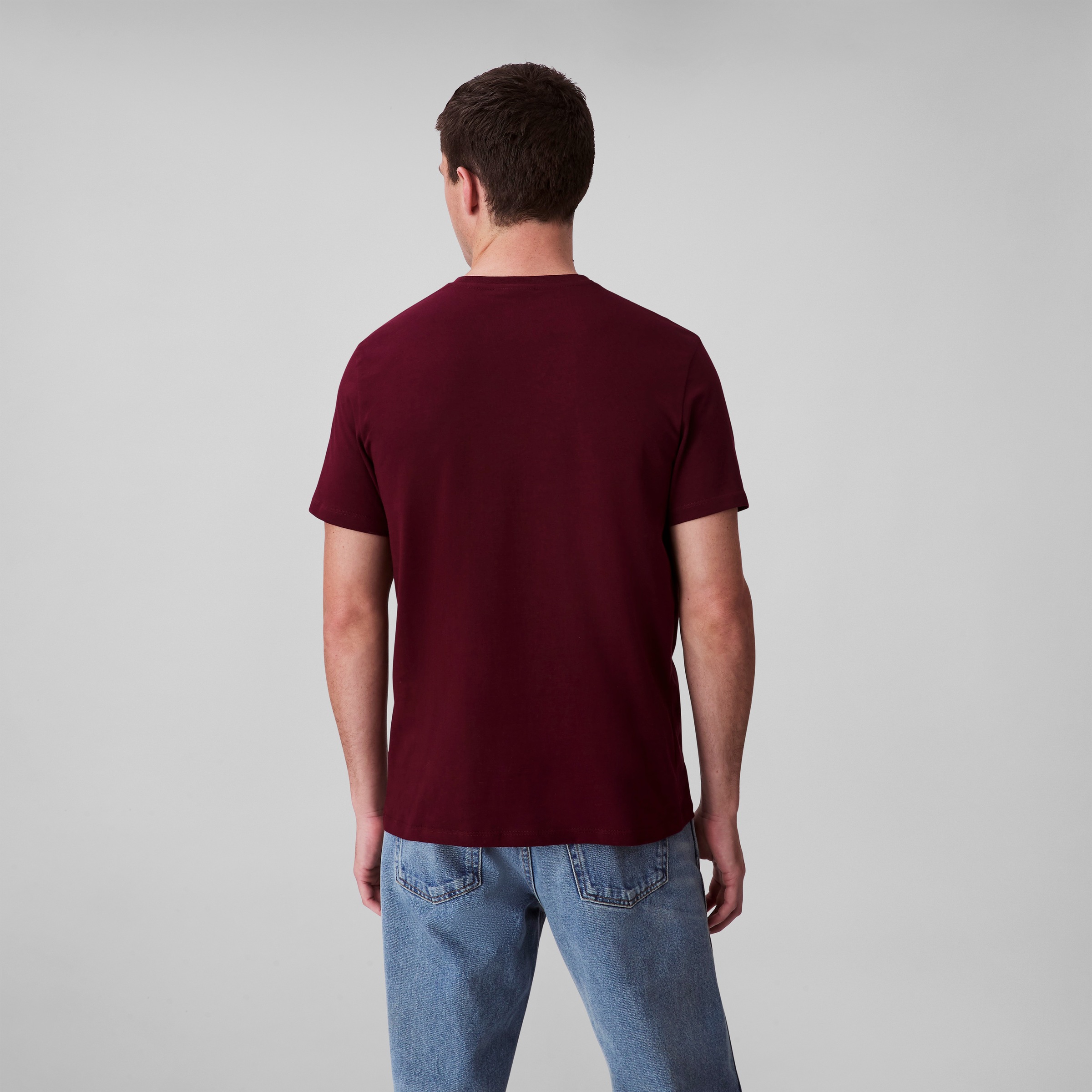 Calvin Klein Jeans "SS SMOOTH CTTN SOLID CREWNK TEE" mit Logo günstig online kaufen
