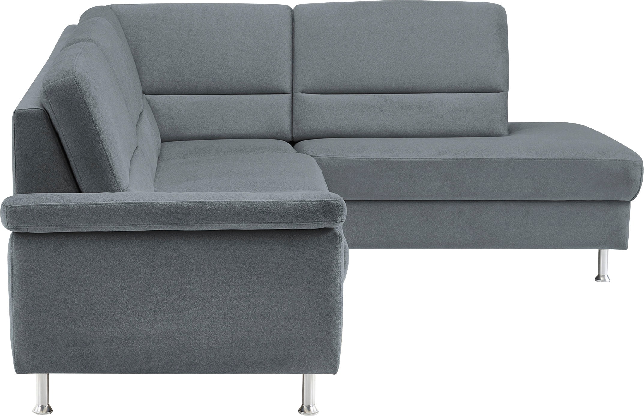 CALIZZA INTERIORS Ecksofa »Onyx L-Form«, Ottomane links oder rechts, wahlweise mit Bettfunktion, Breite 257 cm