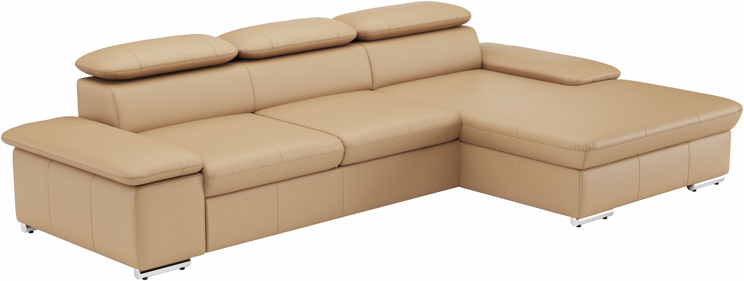 Thumbnail - sit&more Ecksofa "Valantine L-Form, B: 286 cm" mit Arm- & Kopfteilverstellung, optional mit Bettfunktion