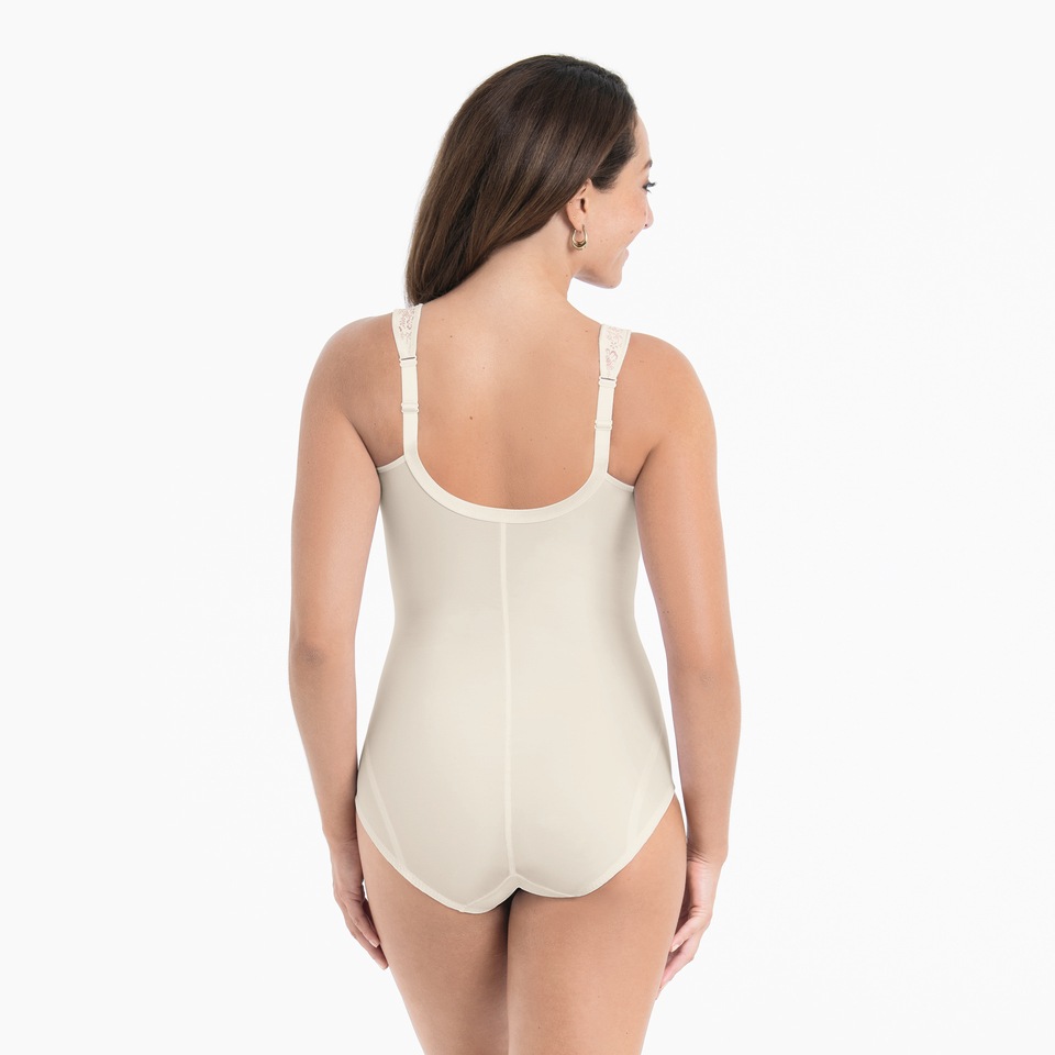 Miederbody ANITA SINCE 1886 "Clara Art", Damen, Gr. 75, Cup H, crystal, Mikrofaser, Obermaterial: 60% Polyamid, 40% Elasthan, eng, V-Ausschnitt, Bodys, figurbetonend, Komfortträger 2
