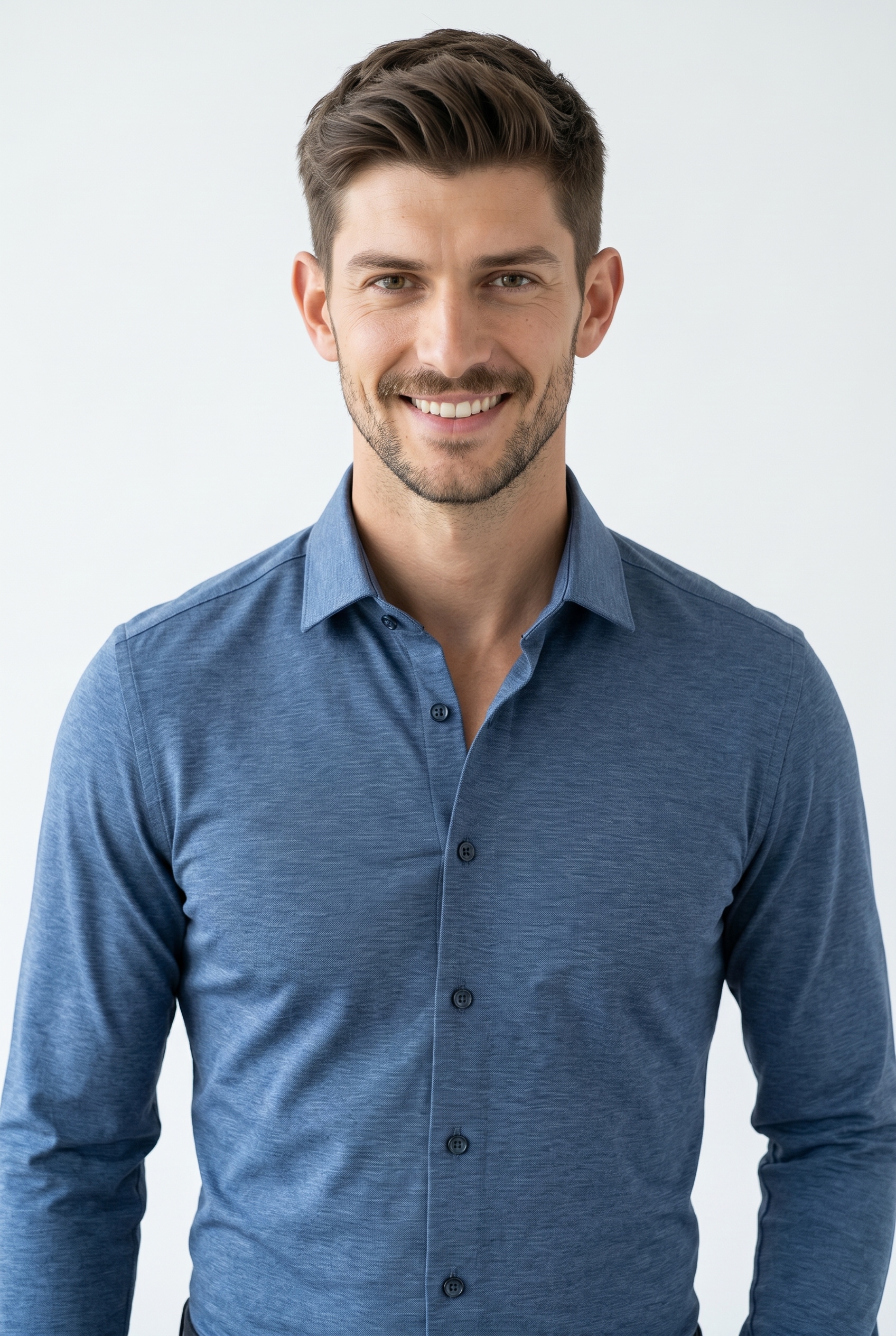 OLYMP Businesshemd "No. Six 24/Seven super slim" in bequemer Jersey-Qualität