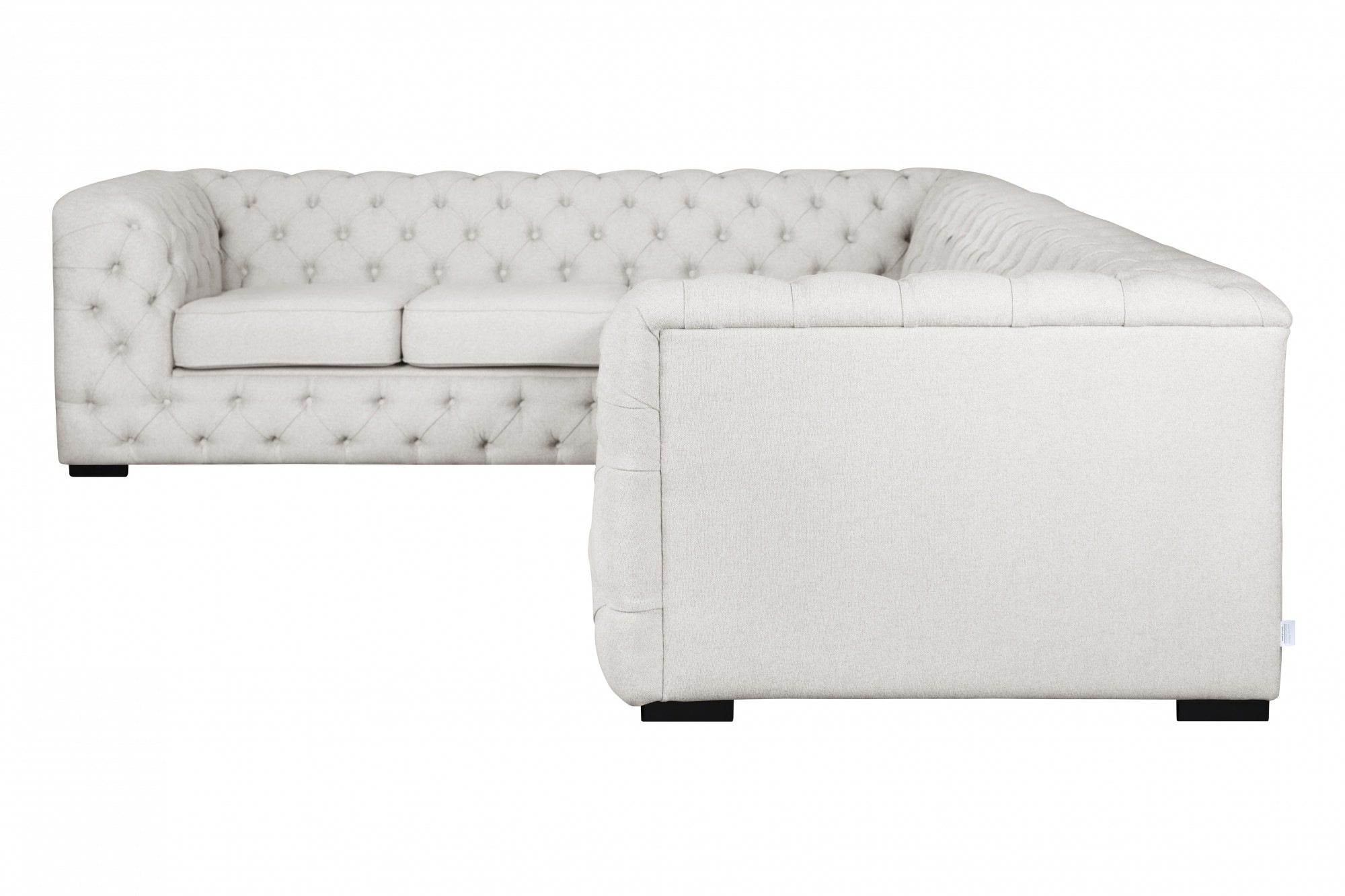 Guido Maria Kretschmer Home&Living Chesterfield-Sofa »KALINA L-Form«, hochwertig Chesterfield-Ausführung