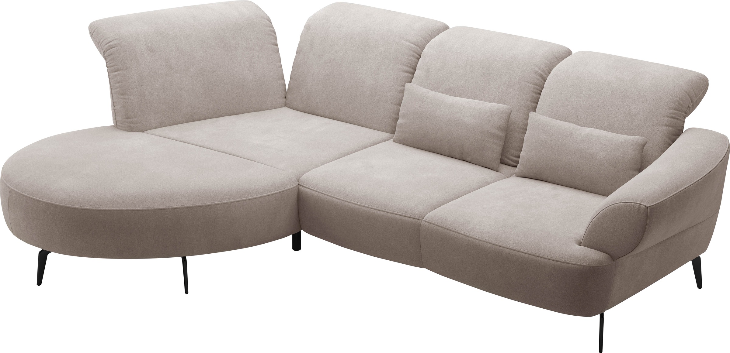sit&more Ecksofa »Dance«, inkl.System Click&Seat und Sitztiefenverstellung