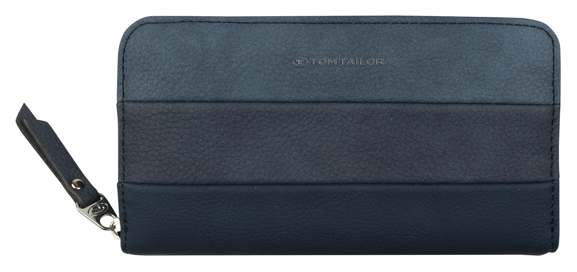 TOM TAILOR Geldbörse "ELLEN Long zip wallet", im modischen Streifendesign