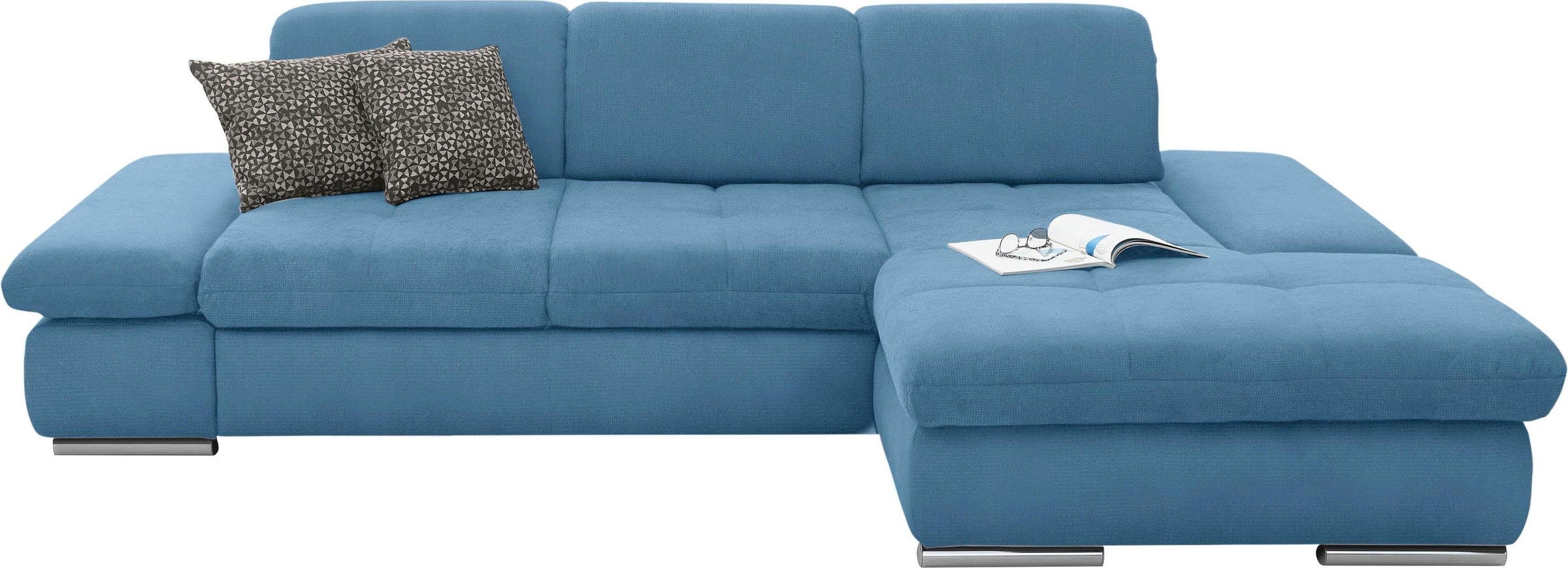 set one by Musterring Ecksofa "SO4100 V" mit verstellbaren Kopfteilen, wahl günstig online kaufen