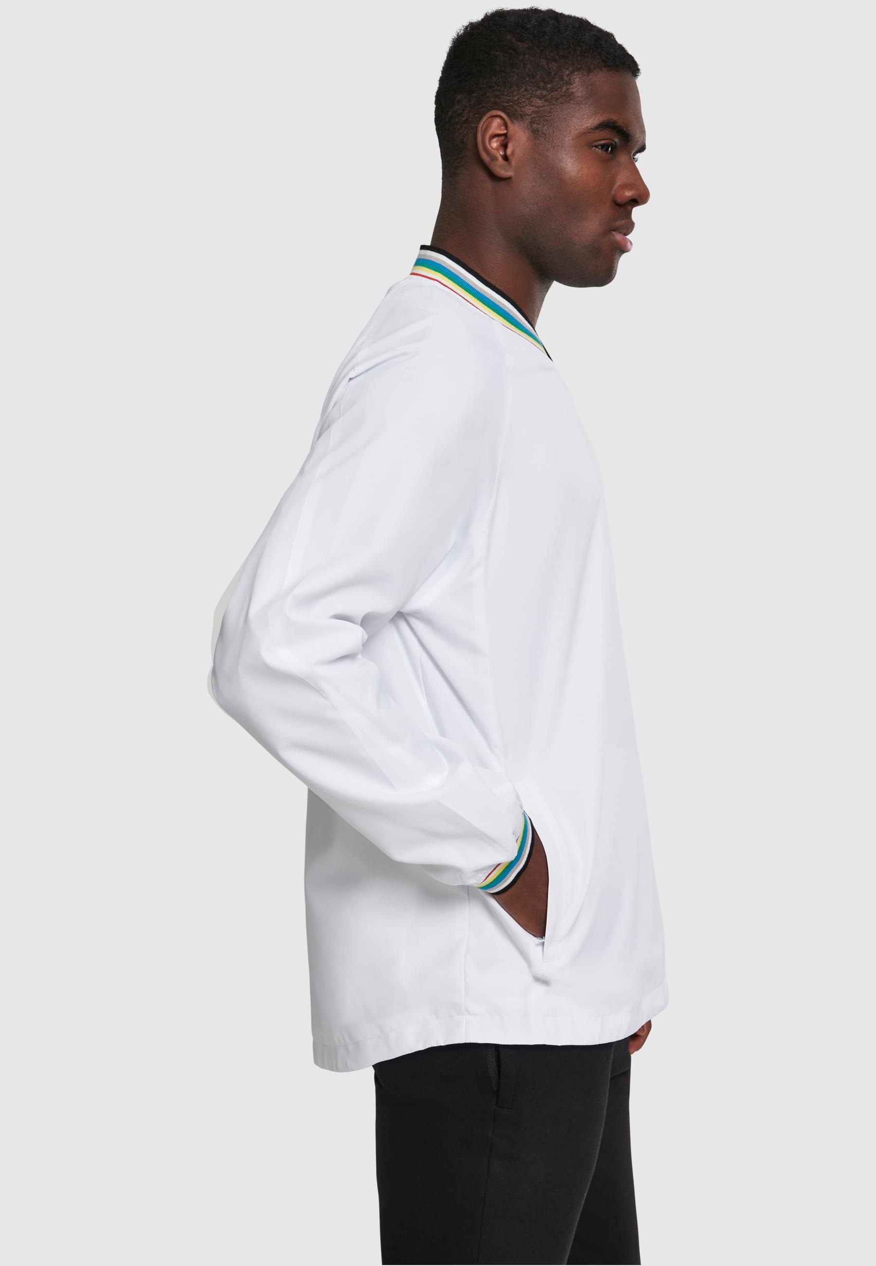 URBAN CLASSICS Rundhalspullover »Urban Classics Herren Warm Up Pull Over«, (1 tlg.)