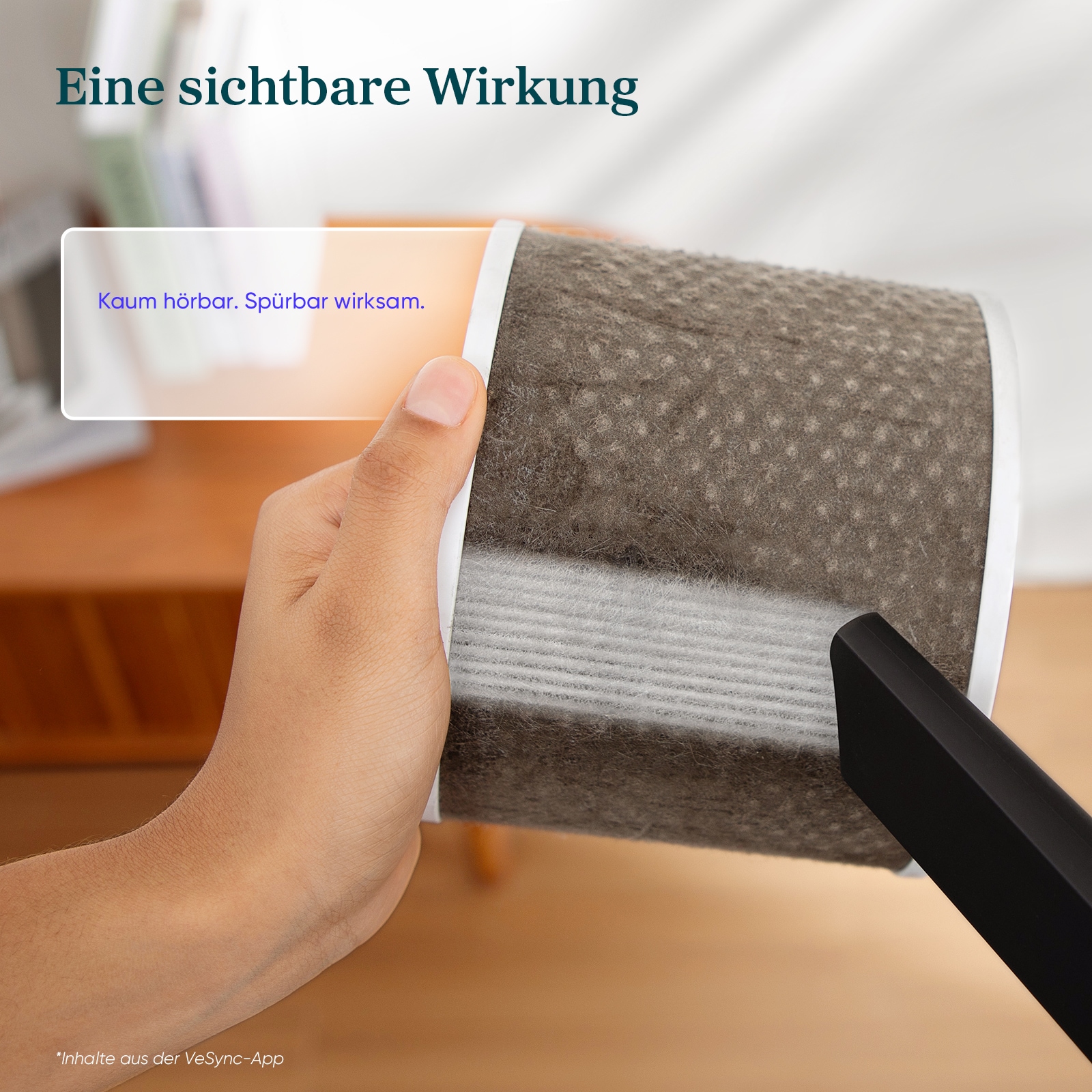 Levoit Luftreiniger »Core Mini Pro Air Purifier« für 15 qm Räume HEPA-Filtersystem, platzsparend, schlaffreundlich, Aromatherapie