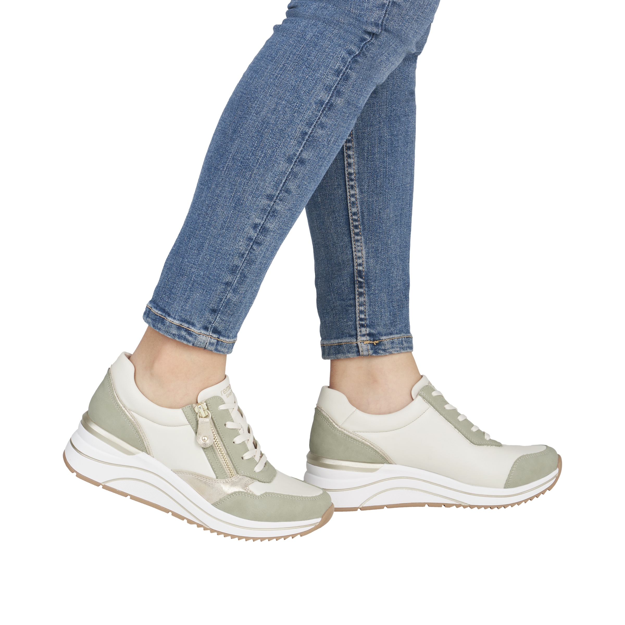 Remonte Keilsneaker  , Freizeitschuh, Halbschuh, Schnürschuh, vegane Verarbeitung