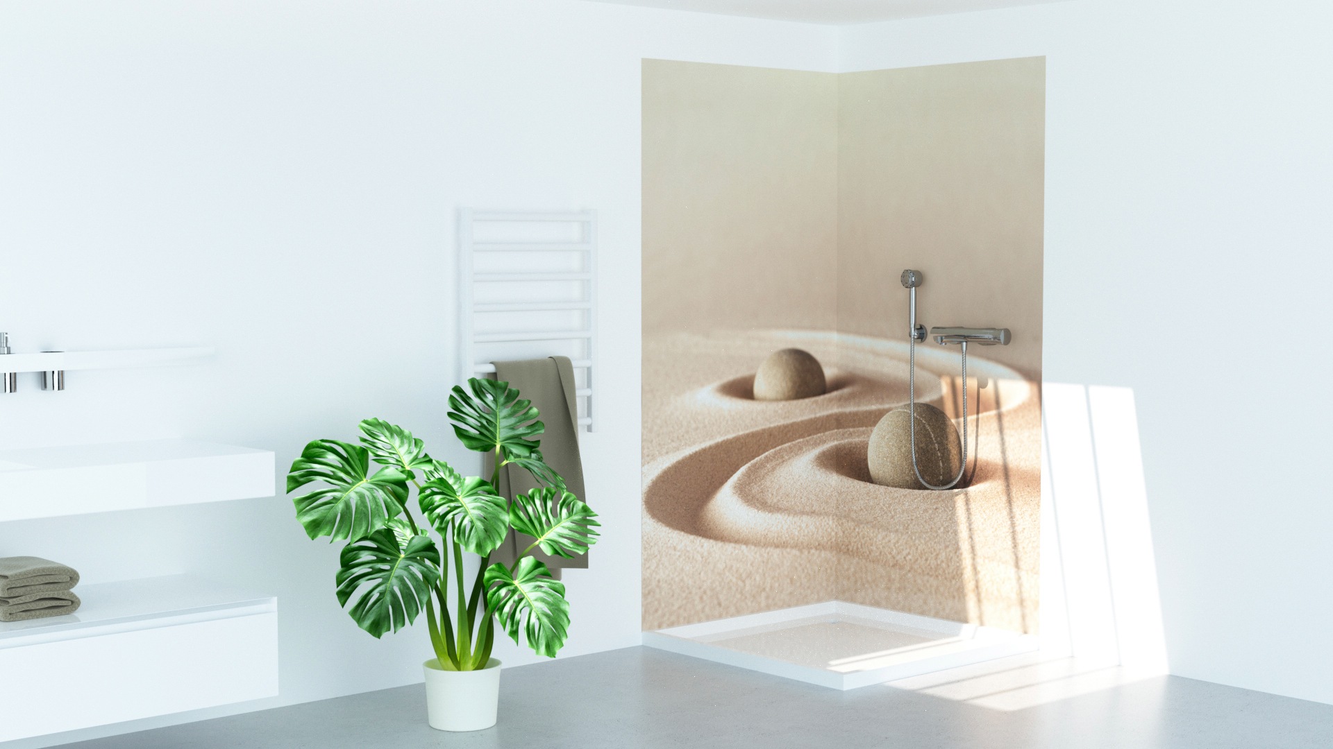 Sanotechnik Duschrückwand »Sanowall«, Höhe: 250 cm