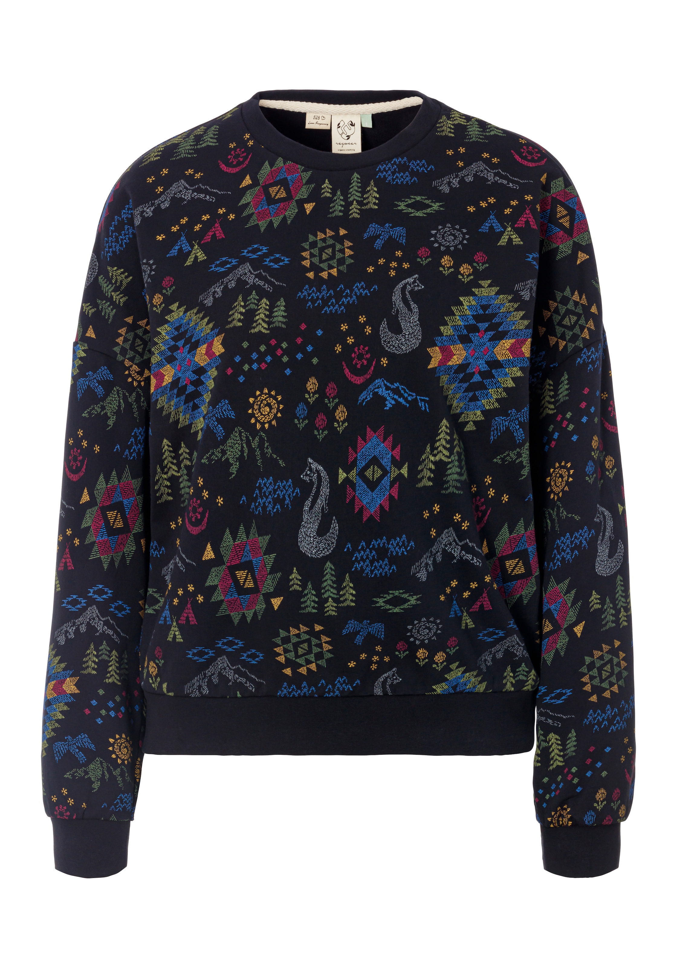 Ragwear Sweatshirt »LOLLITA PRINT GOTS«