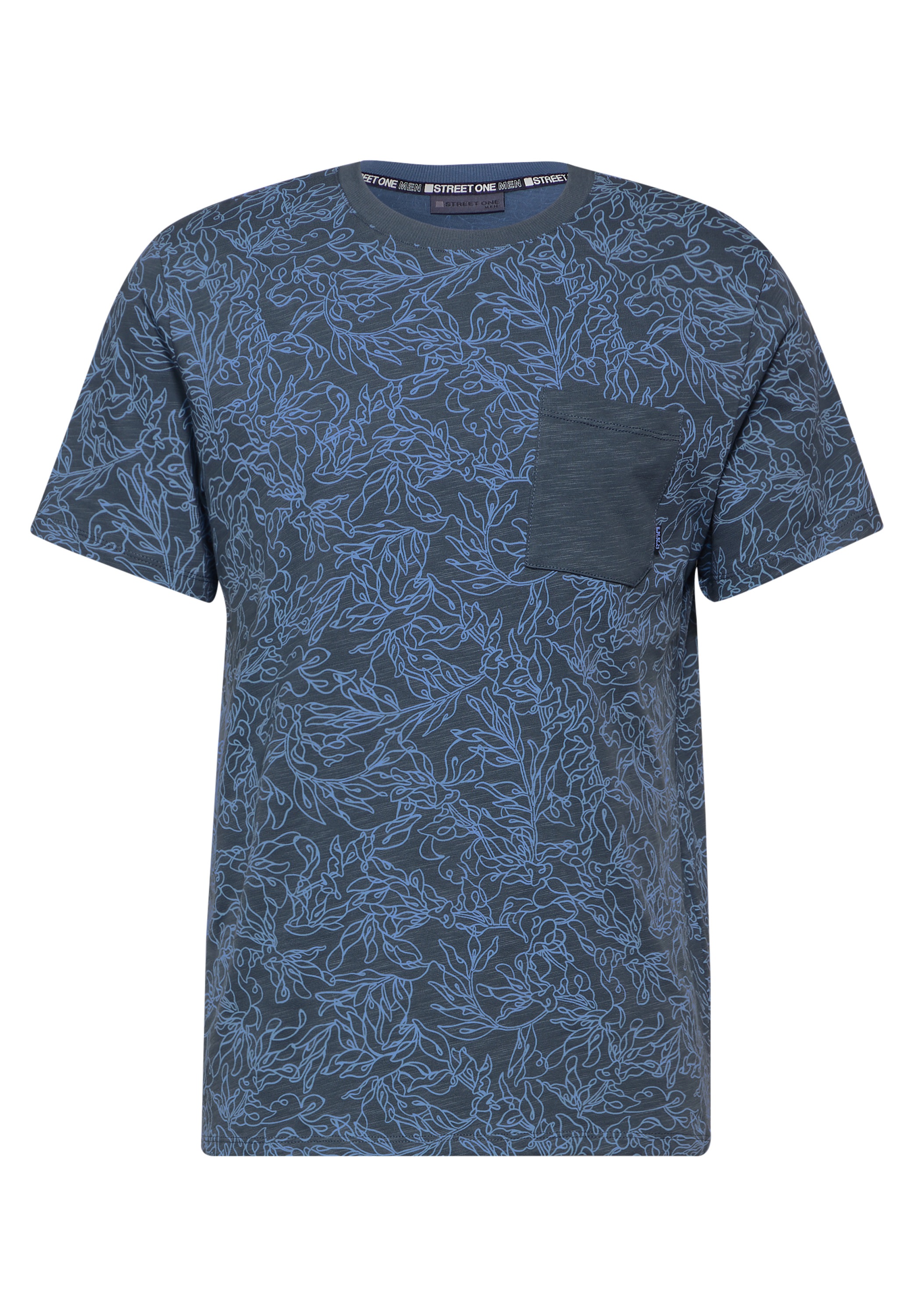 STREET ONE MEN T-Shirt, aus reiner Baumwolle