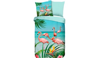 PURE luxury collection Wendebettwäsche »Flamingo«, (2 tlg.), 100% Mikrofaser kaufen