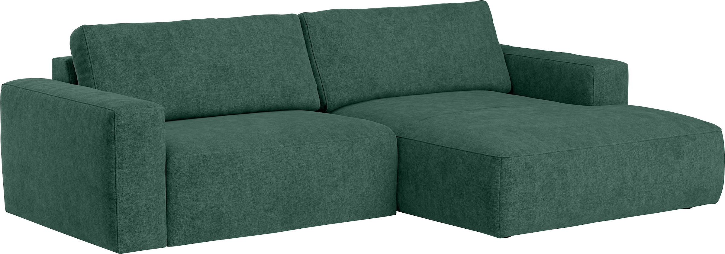 COTTA Ecksofa »Lasso L-Form, XL-Sofa«, mit breiter Recamiere im trendigen Cord oder angenehmen Strukturstoff