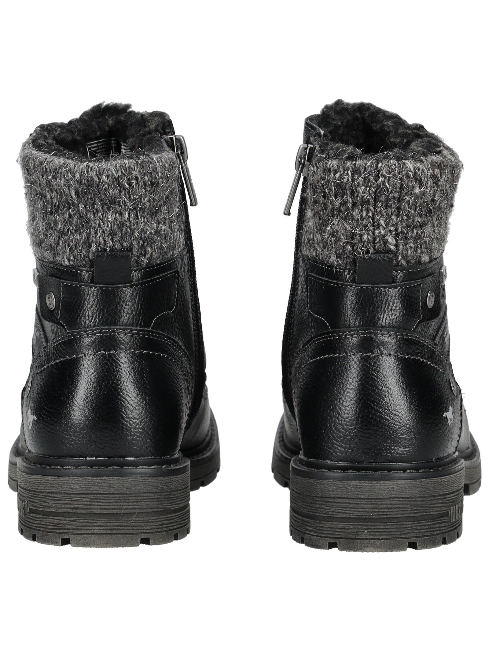 Mustang Shoes Schnürstiefelette »Mustang Shoes Stiefelette Lederimitat/Textil«