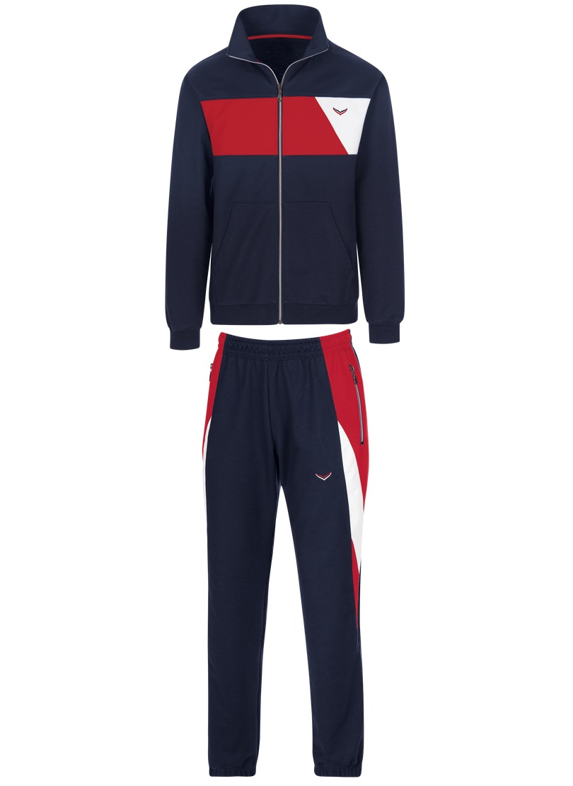 Trigema Sweatjacke »TRIGEMA Homewear Set im sportlichen Look«