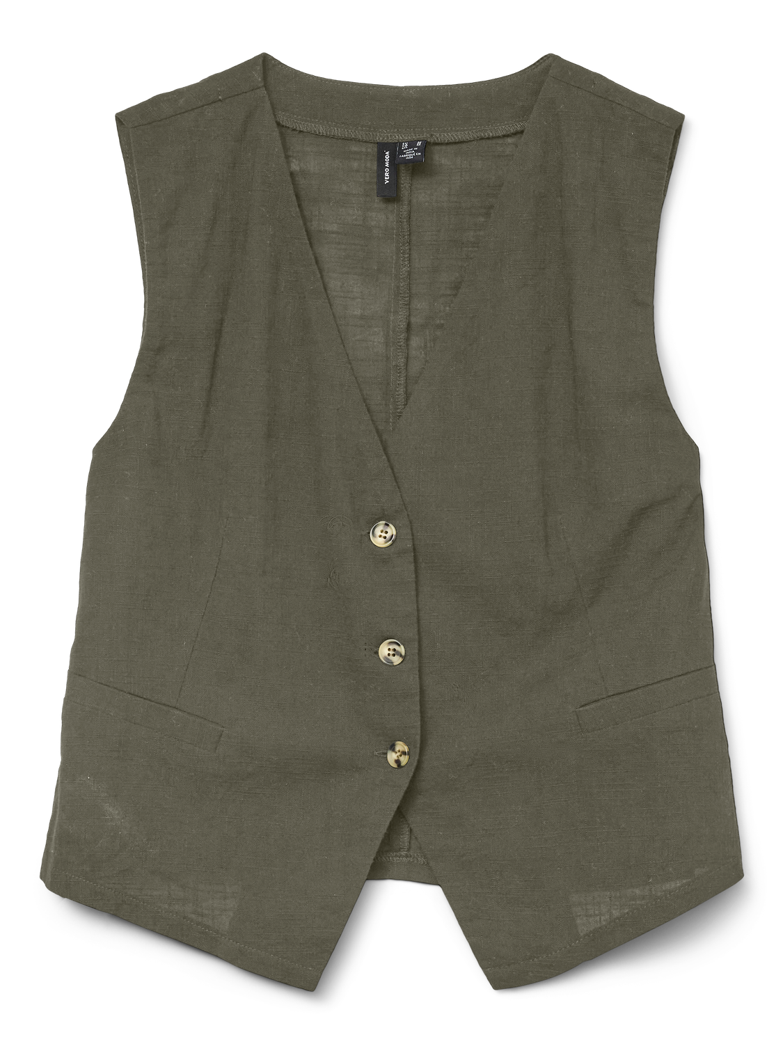Vero Moda Kurzweste "VMCAIA SL VEST WVN NOOS" günstig online kaufen